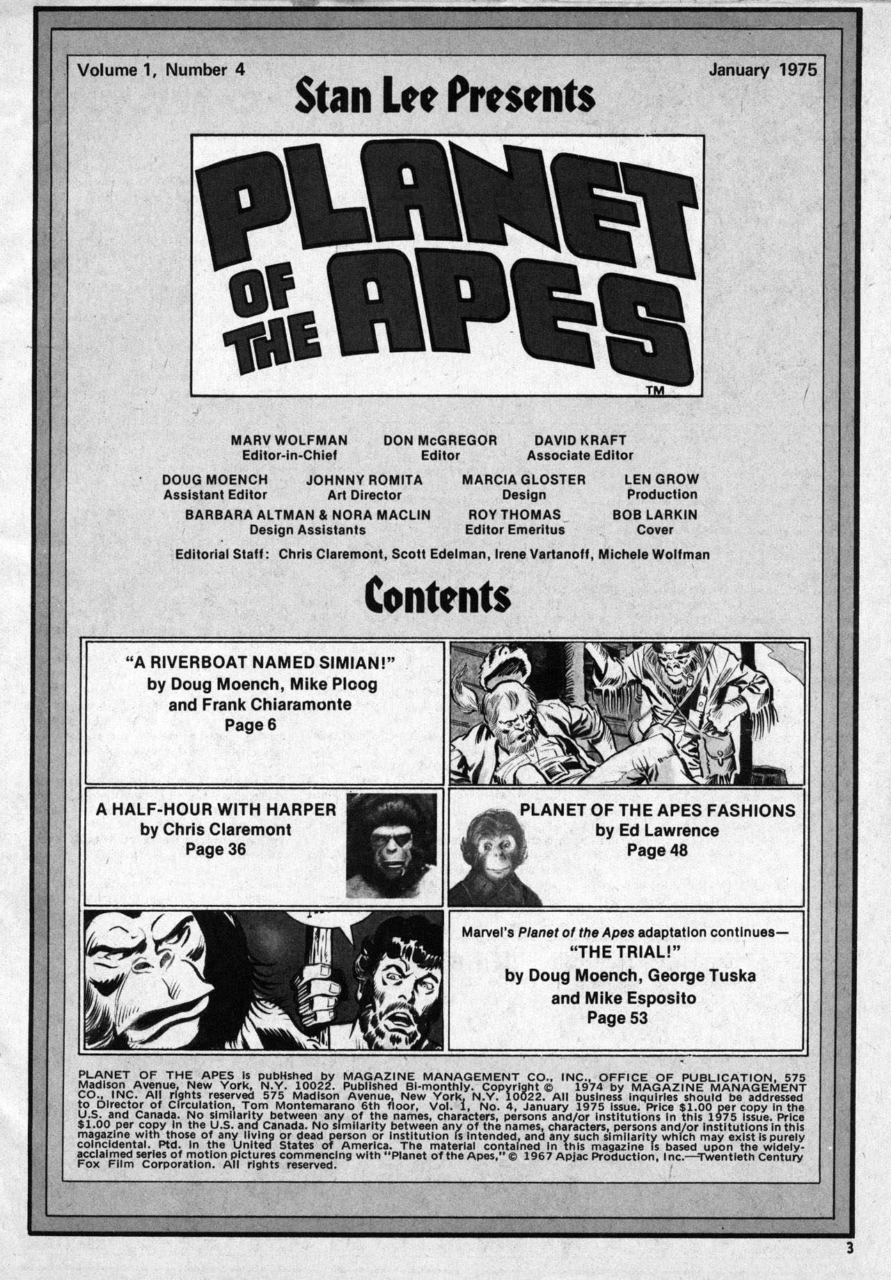 Read online Planet of the Apes comic -  Issue #4 - 3