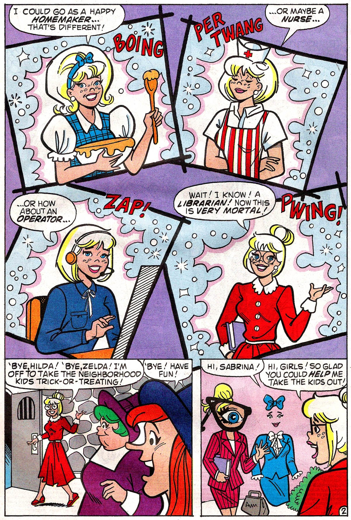 Read online Sabrina's Holiday Spectacular comic -  Issue #1 - 4