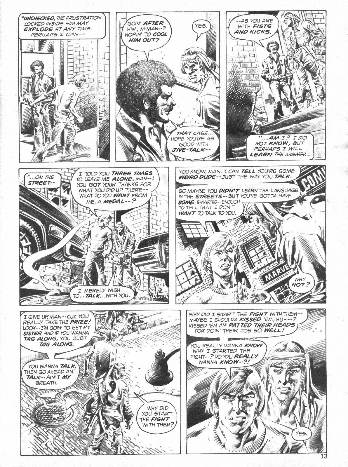 Read online The Deadly Hands of Kung Fu comic -  Issue #33 - 13
