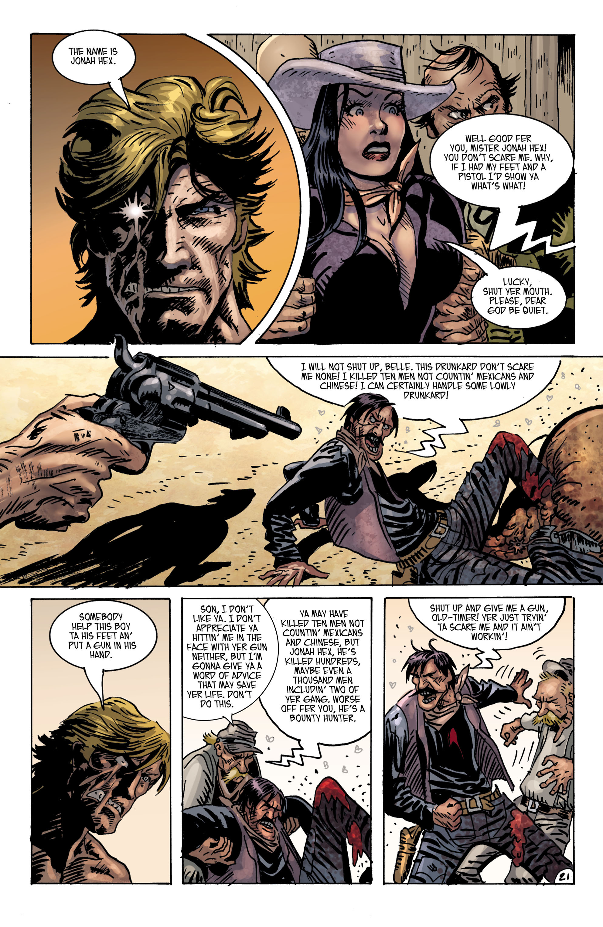 Read online Jonah Hex (2006) comic -  Issue #30 - 22