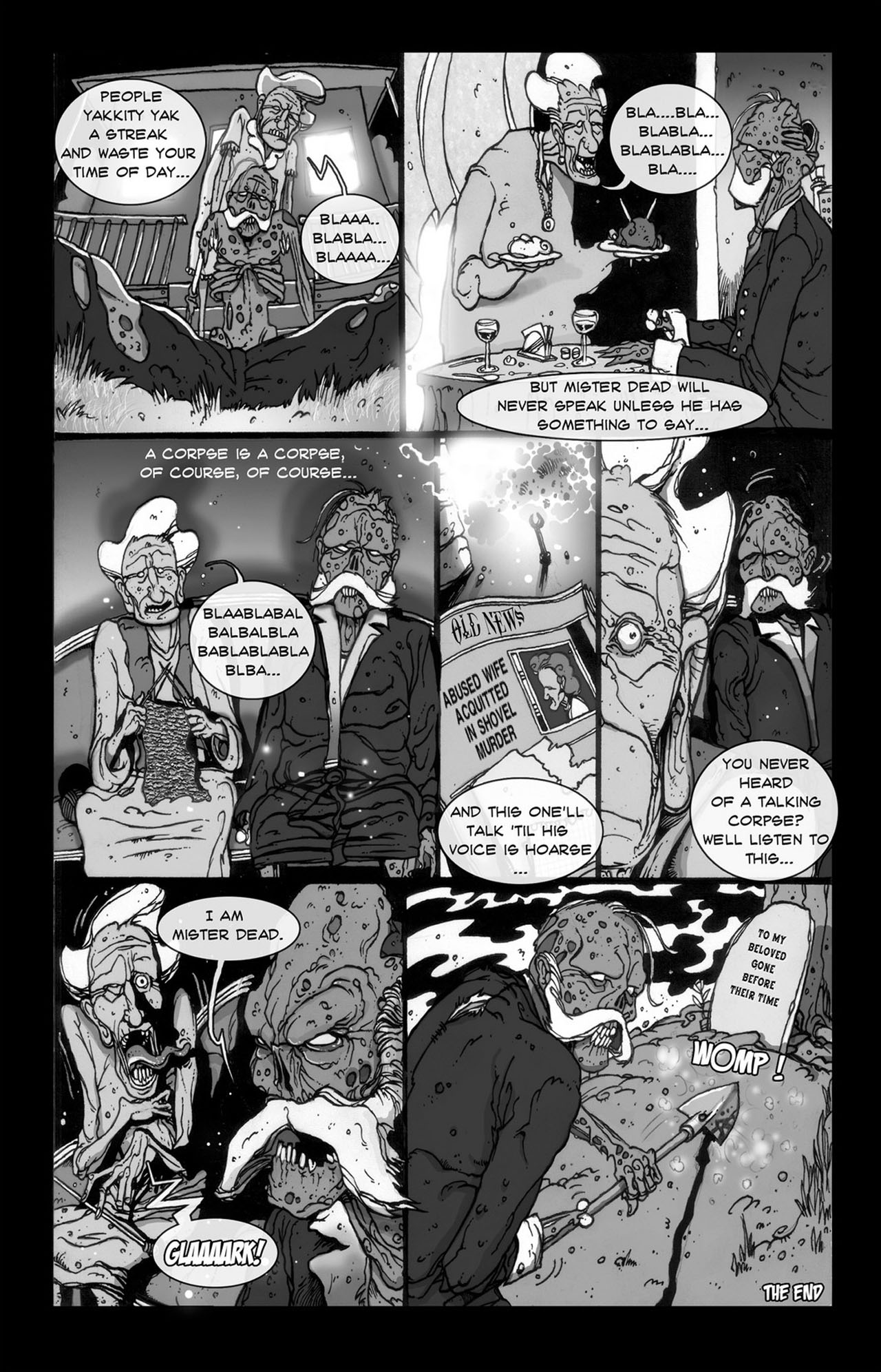 Read online Zombie Terrors comic -  Issue #4 - 17