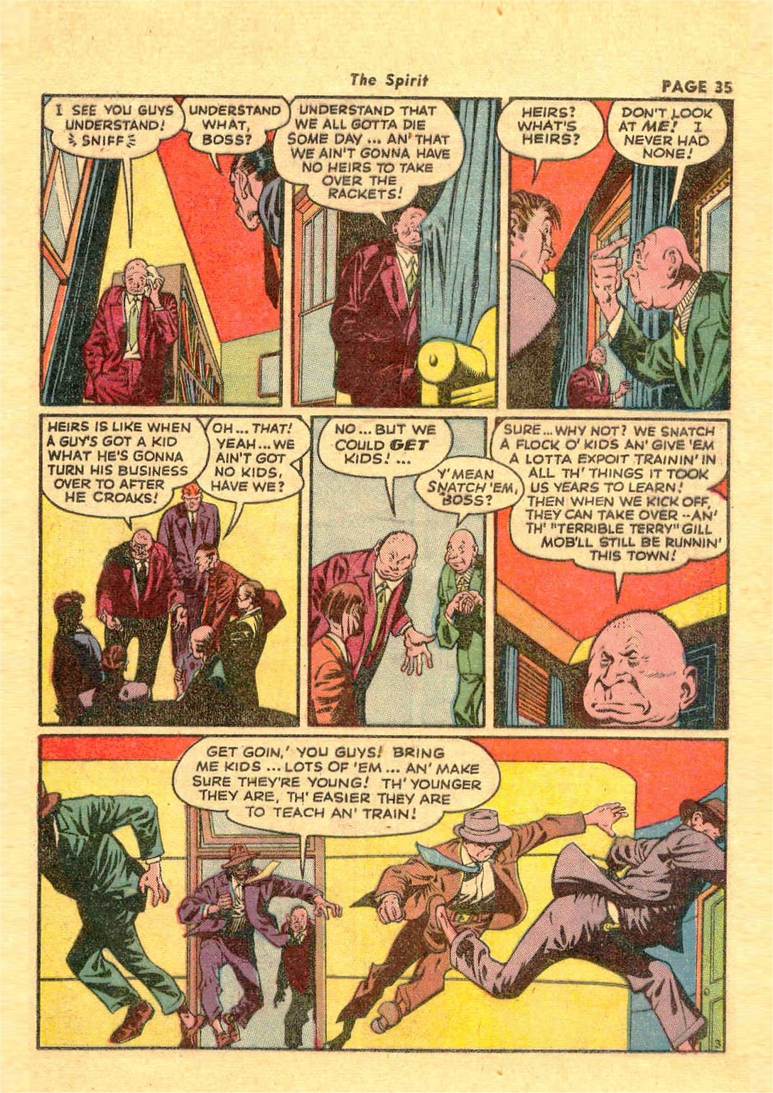 Read online The Spirit (1944) comic -  Issue #3 - 37