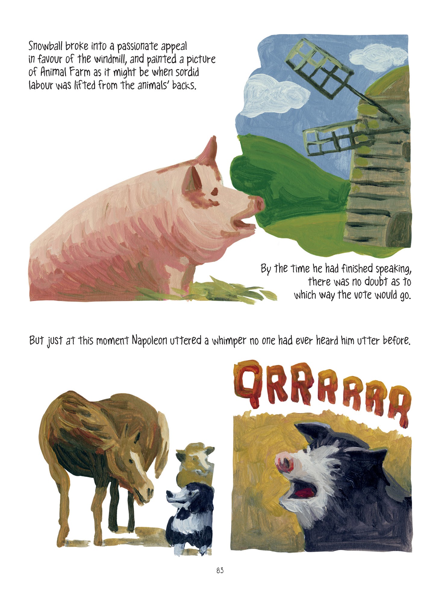 Read online Animal Farm: The Graphic Novel comic -  Issue # TPB (Part 1) - 74