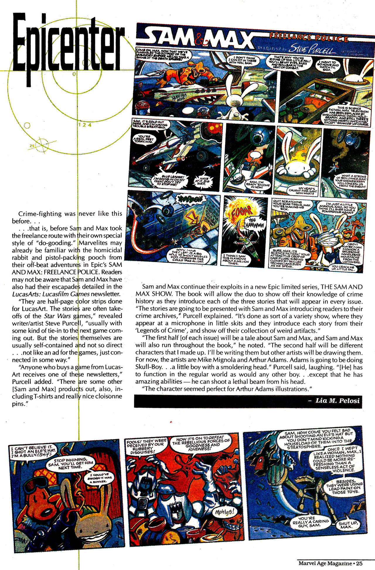 Read online Marvel Age comic -  Issue #124 - 25