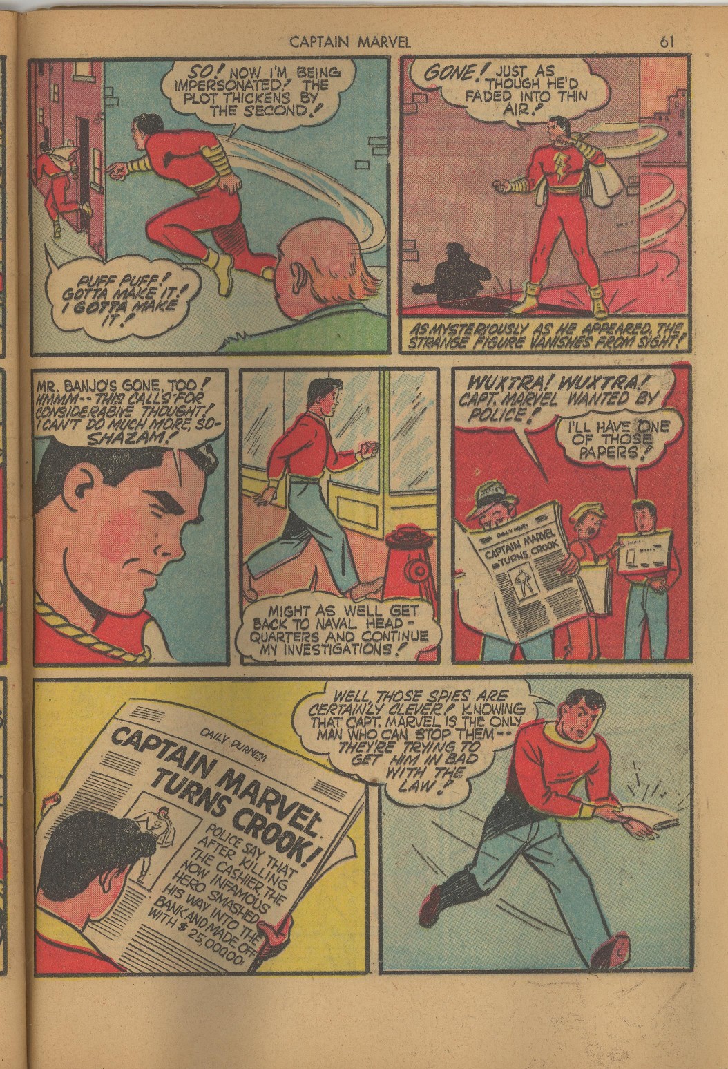 Read online Captain Marvel Adventures comic -  Issue #8 - 62