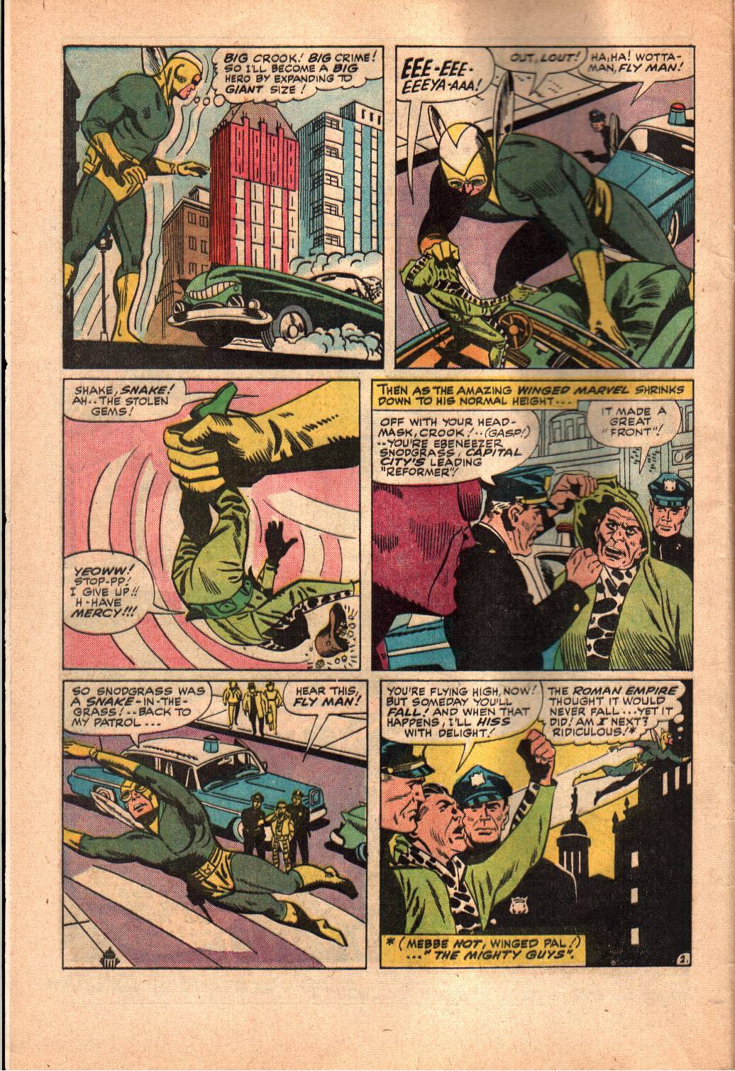 Read online Fly Man comic -  Issue #37 - 3