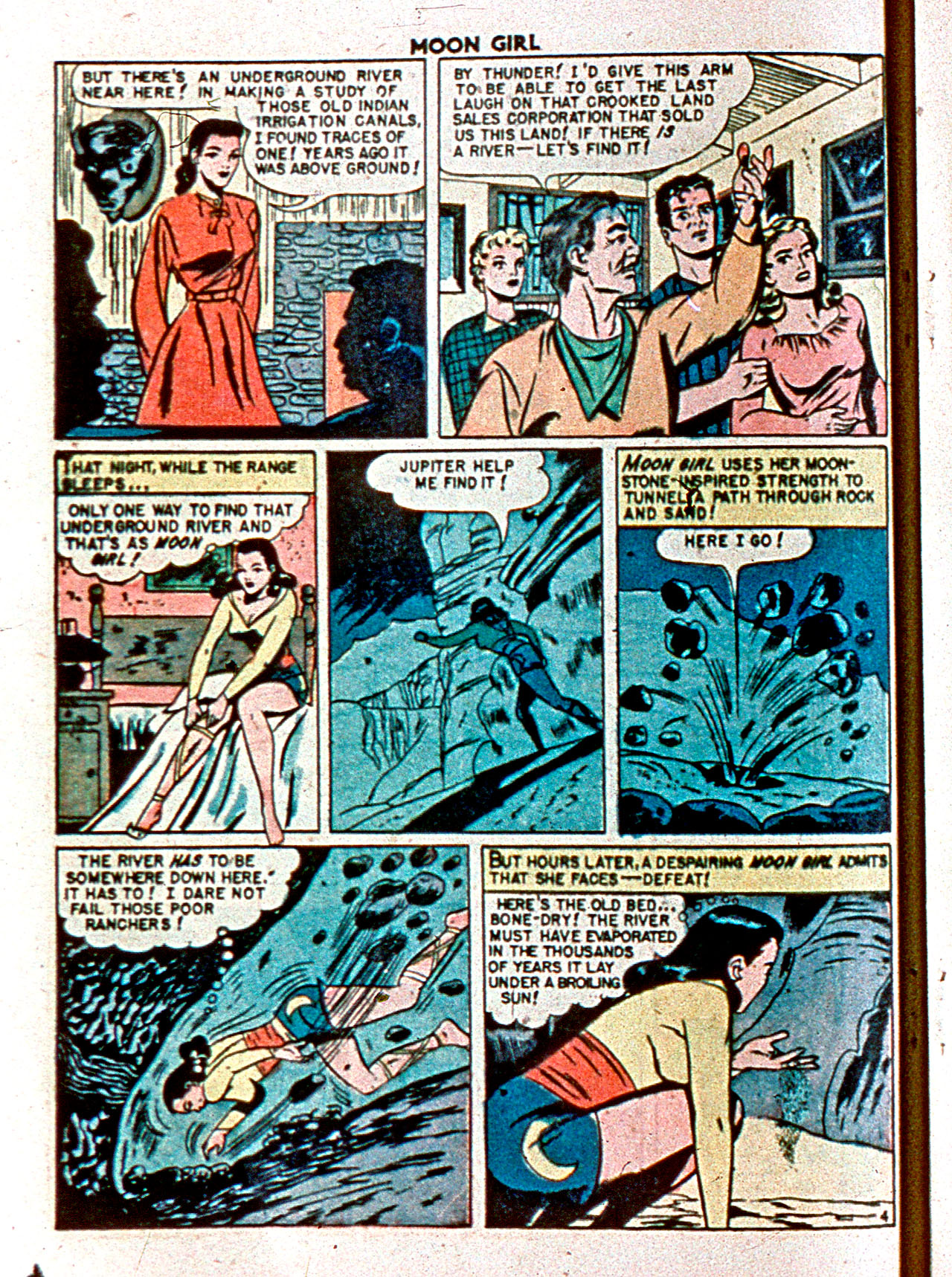 Read online Moon Girl (1947) comic -  Issue #5 - 16
