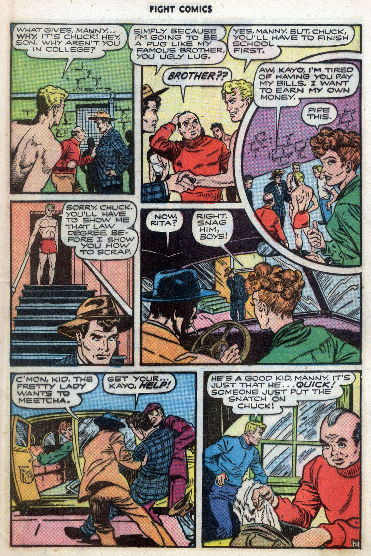 Read online Fight Comics comic -  Issue #50 - 21