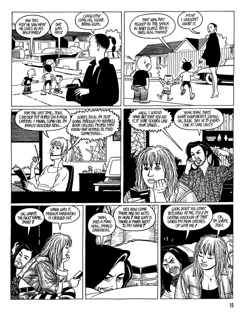 Read online Love and Rockets (1982) comic -  Issue #36 - 17