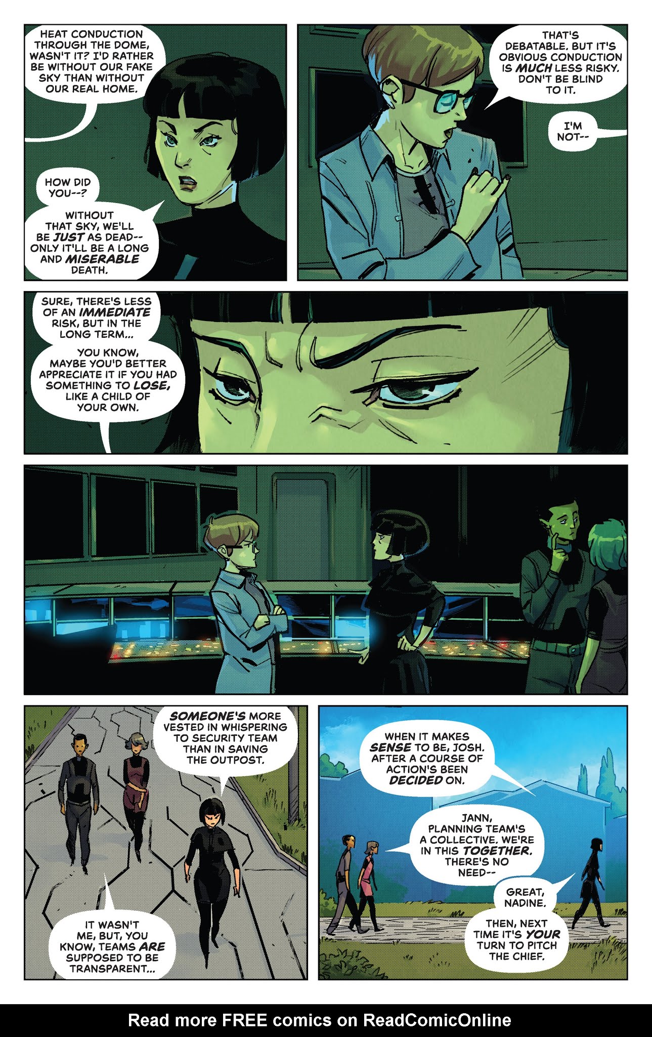 Read online Outpost Zero comic -  Issue #3 - 9