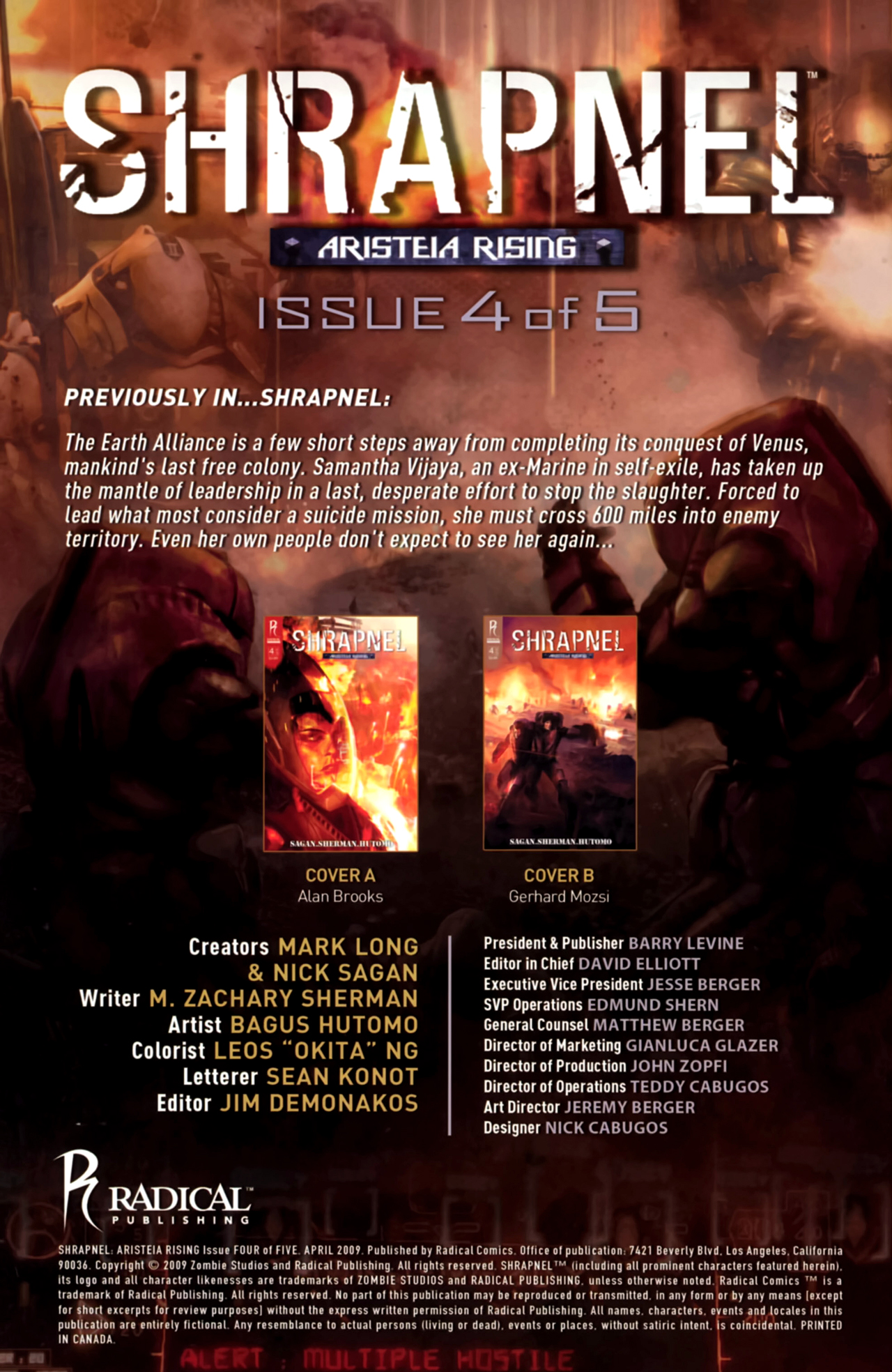 Read online Shrapnel: Aristeia Rising comic -  Issue #4 - 2