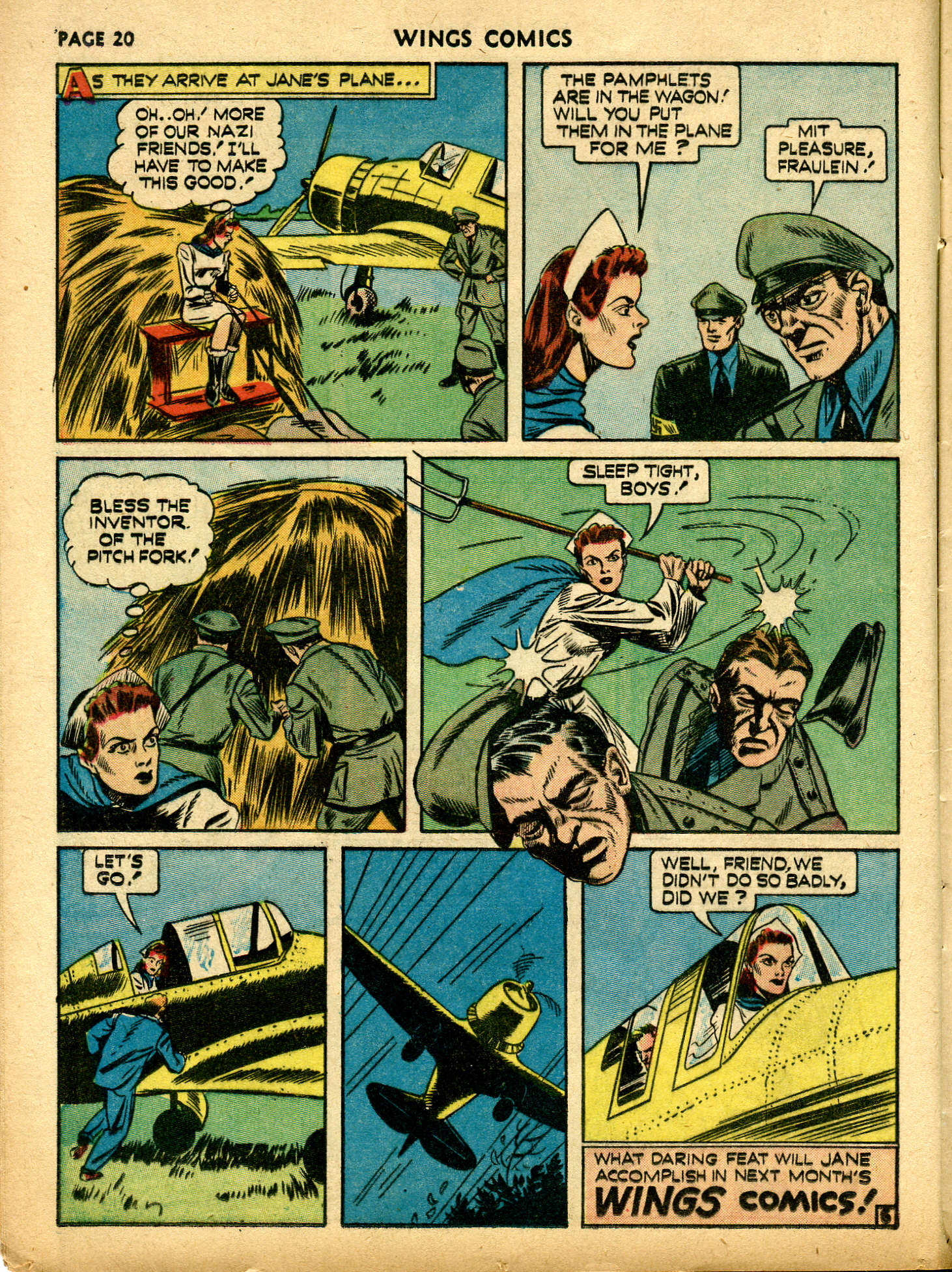 Read online Wings Comics comic -  Issue #12 - 22