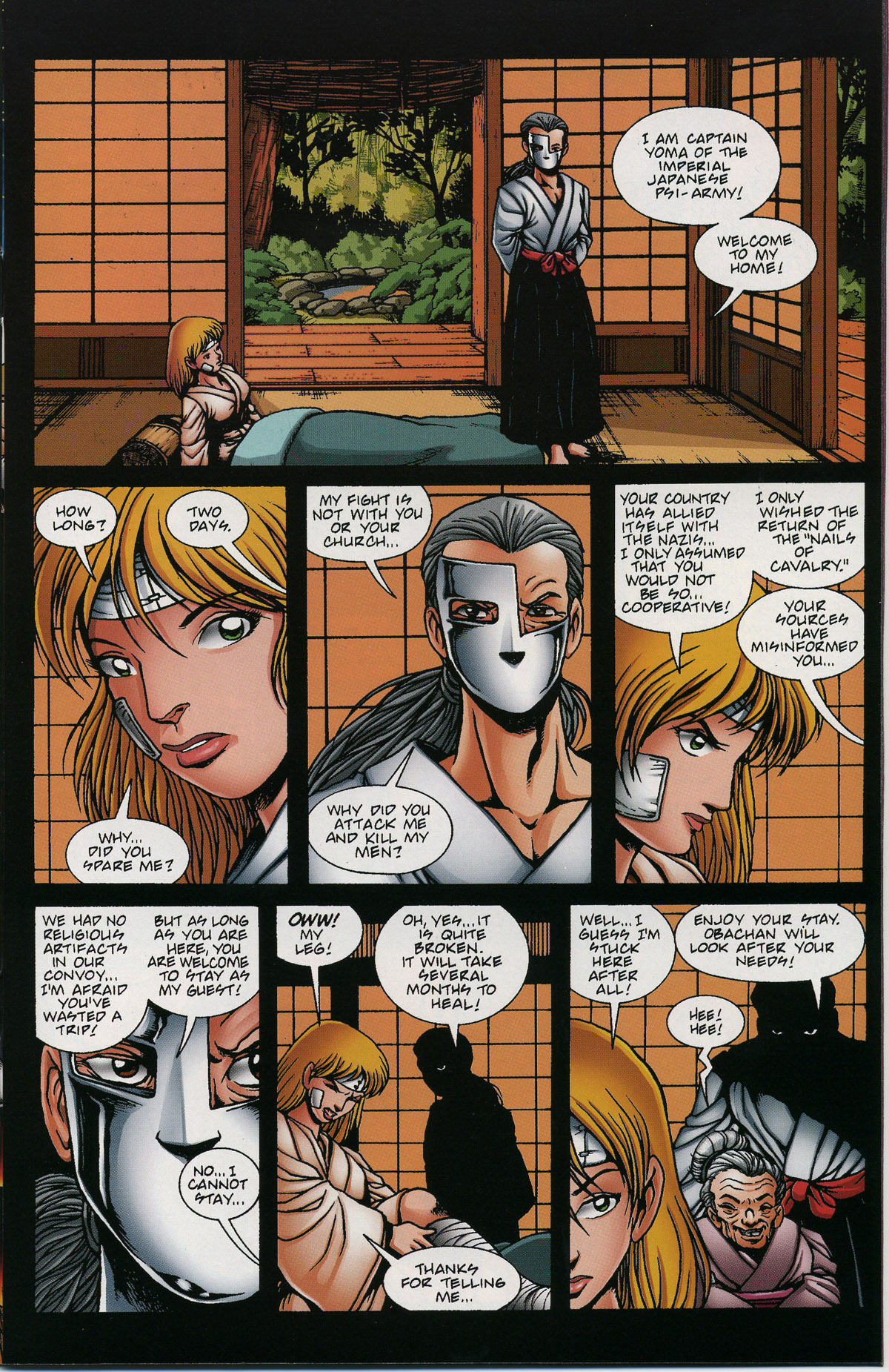 Read online Warrior Nun Areala: Rituals comic -  Issue #4 - 12