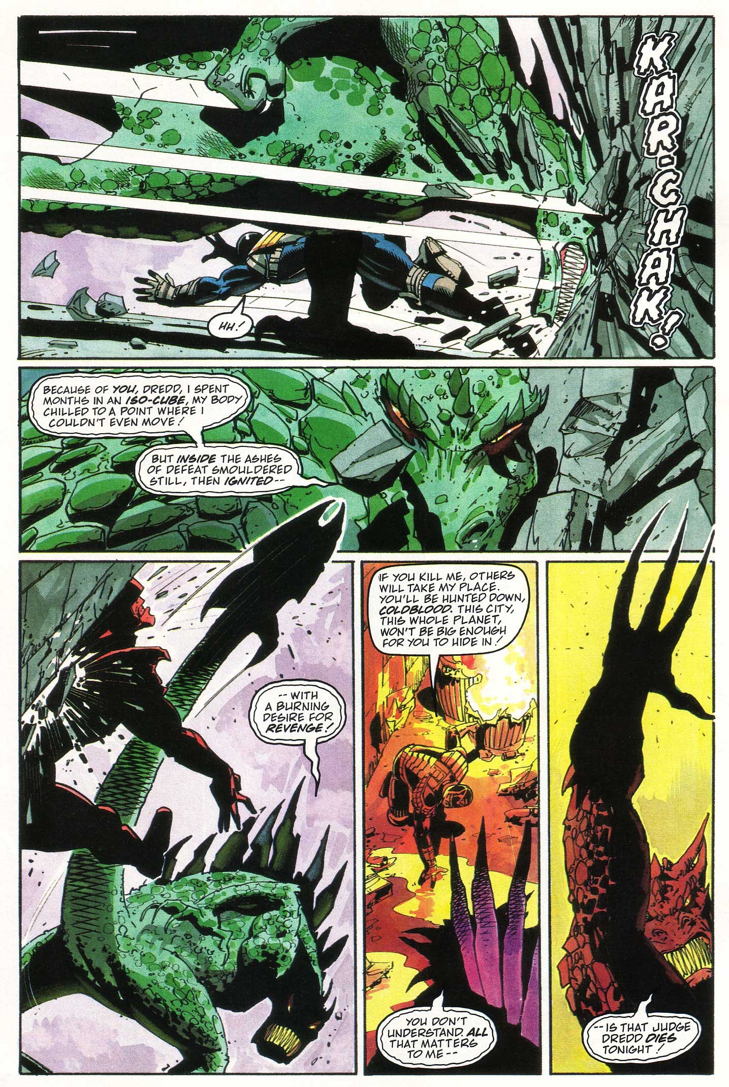 Read online Judge Dredd Lawman of the Future comic -  Issue #12 - 4