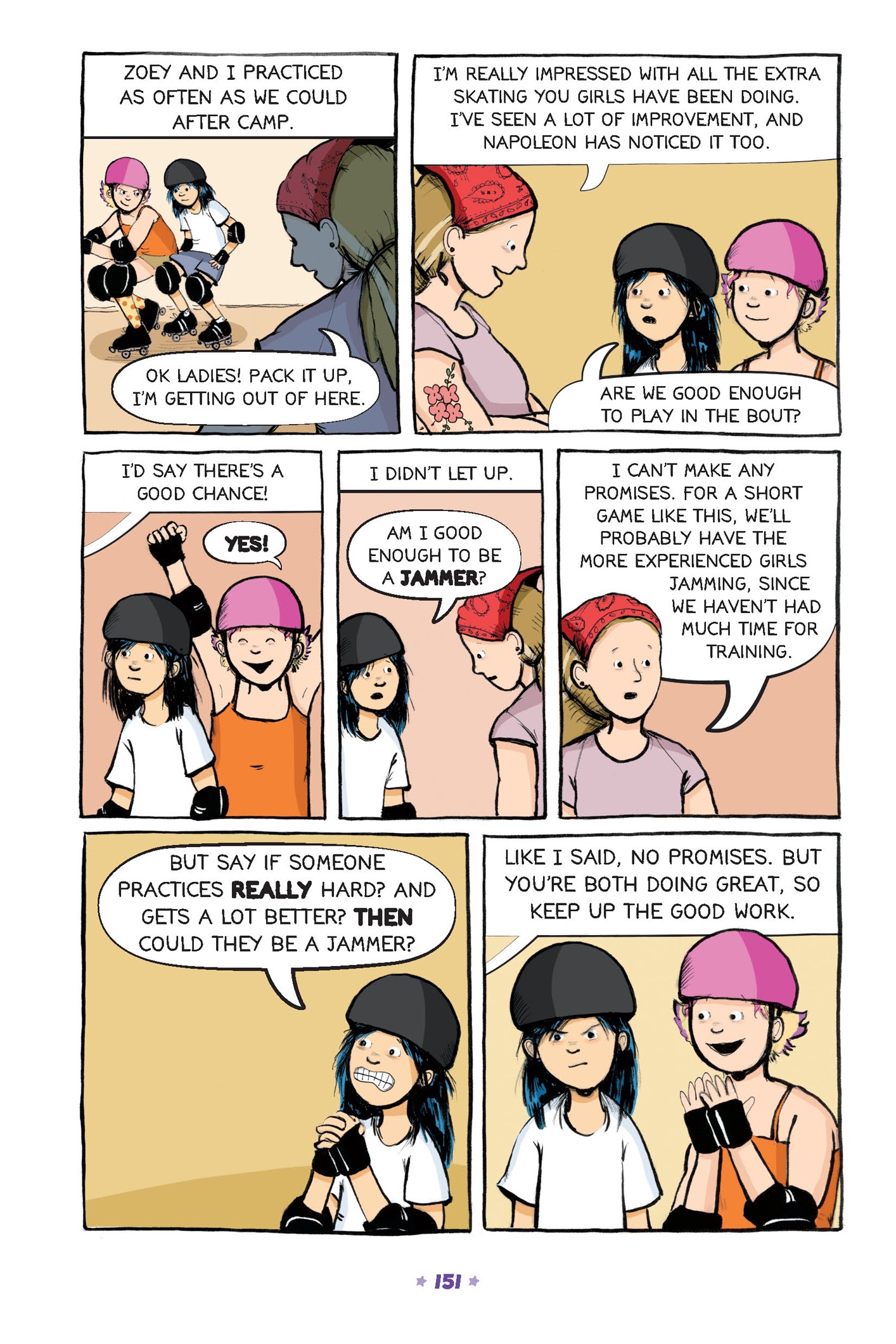 Read online Roller Girl comic -  Issue # TPB (Part 2) - 48