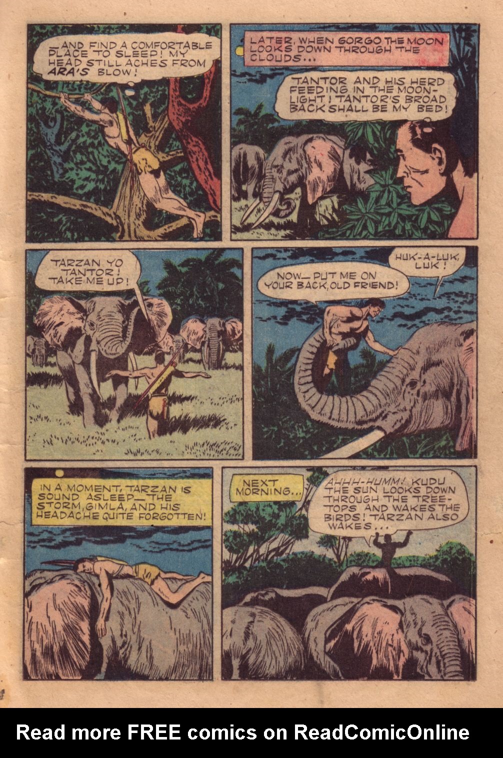 Read online Tarzan (1948) comic -  Issue #40 - 29