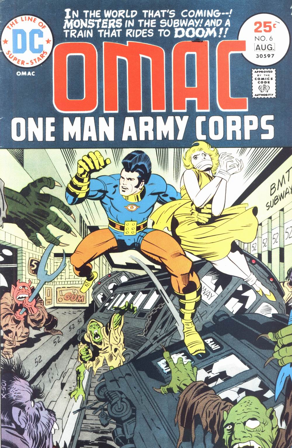 Read online OMAC (1974) comic -  Issue #6 - 1