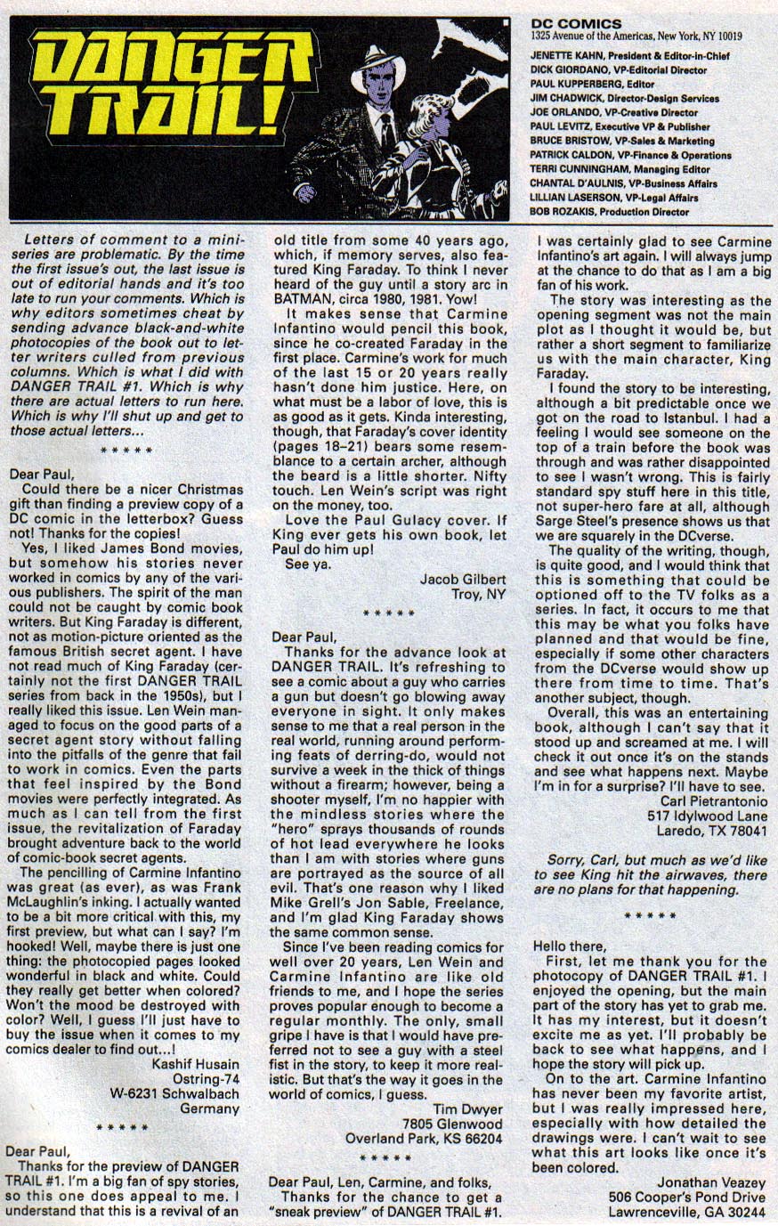 Read online Danger Trail (1993) comic -  Issue #2 - 24