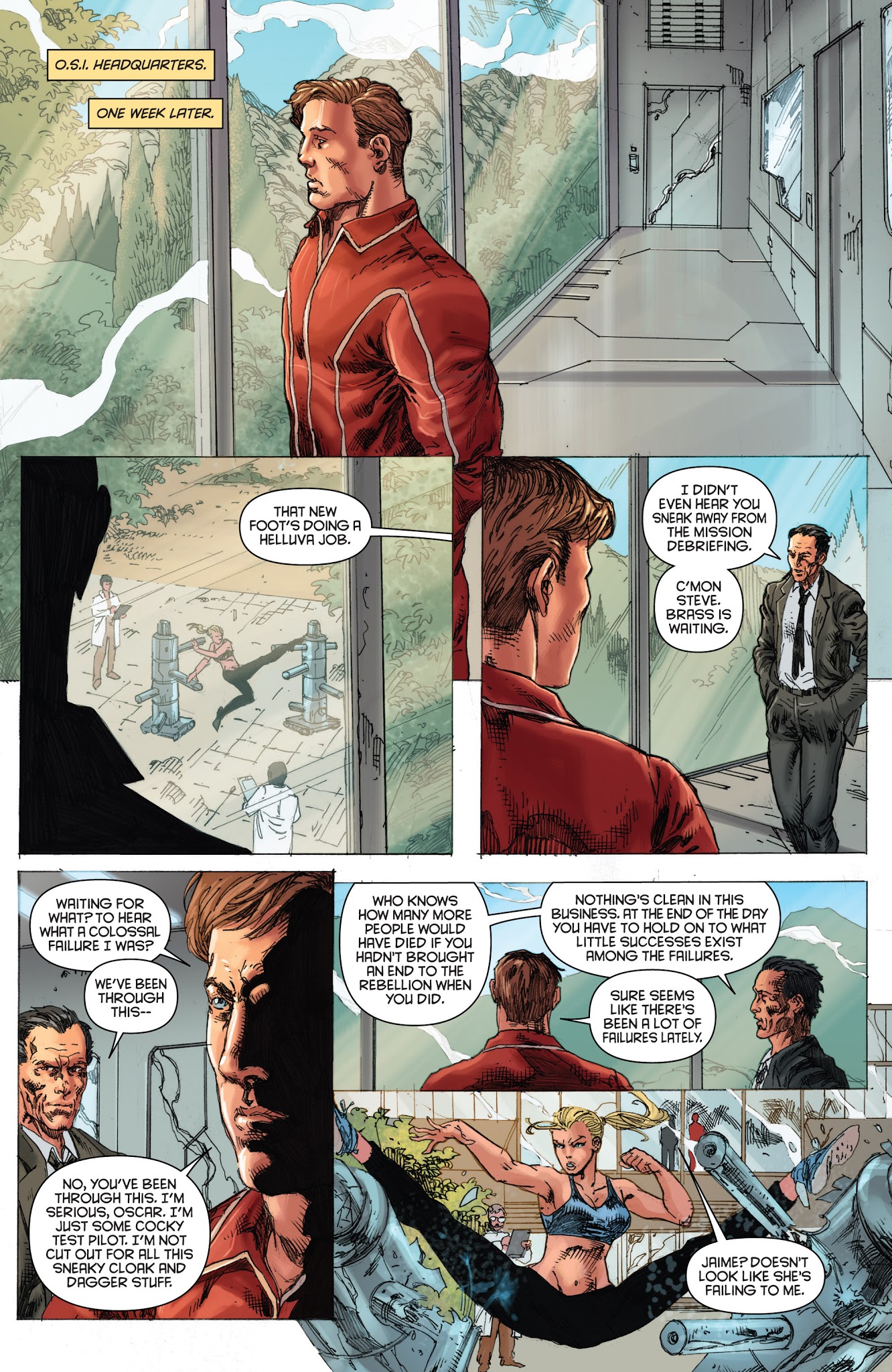 Read online Bionic Man comic -  Issue #20 - 21