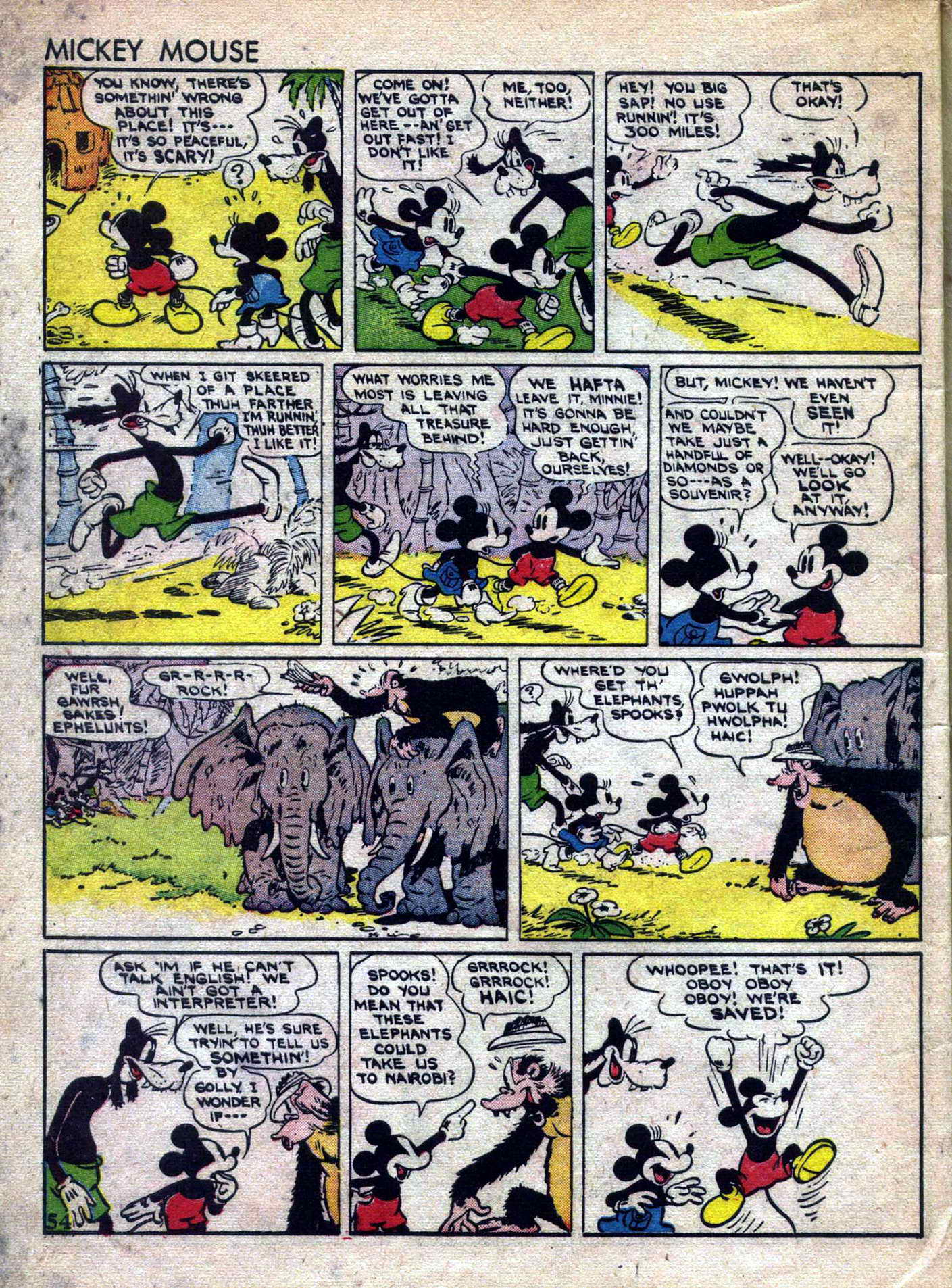 Read online Walt Disney's Comics and Stories comic -  Issue #5 - 56