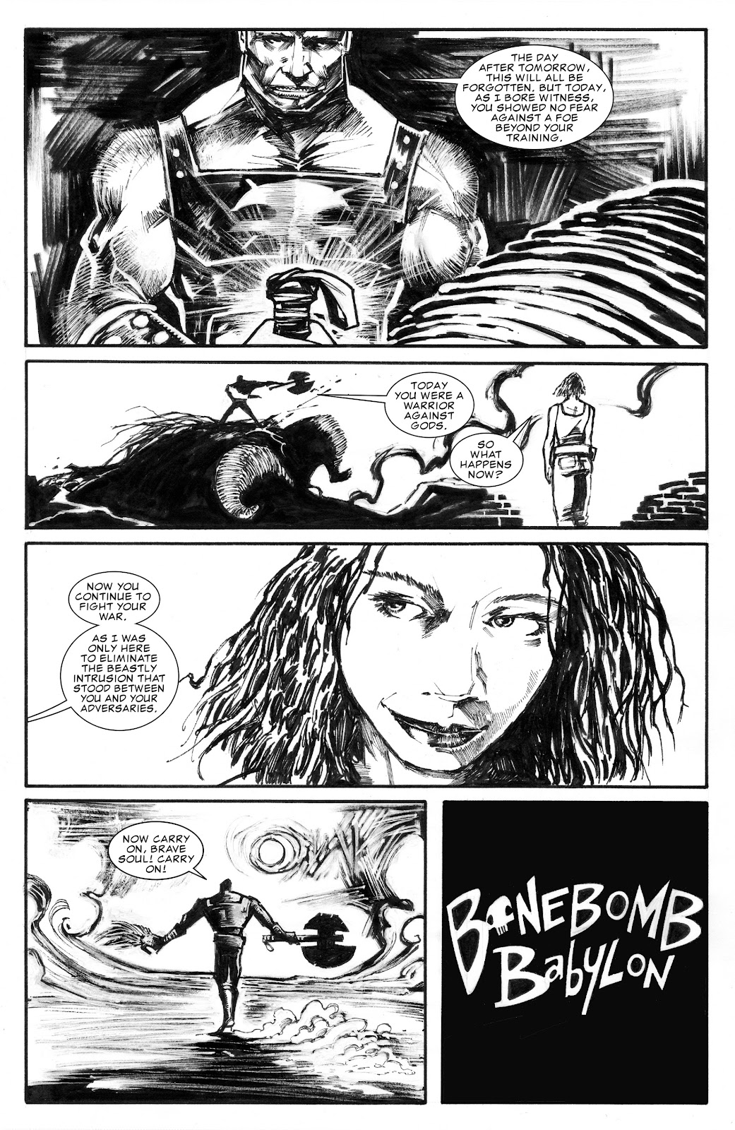 The Savage Axe of Ares (B&W) issue Full - Page 43