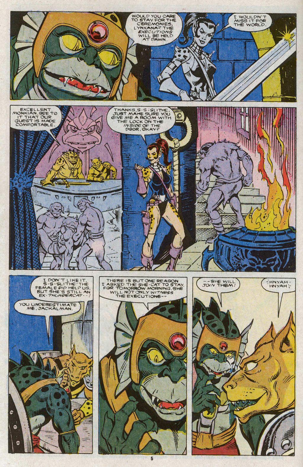 Read online ThunderCats (1985) comic -  Issue #5 - 8