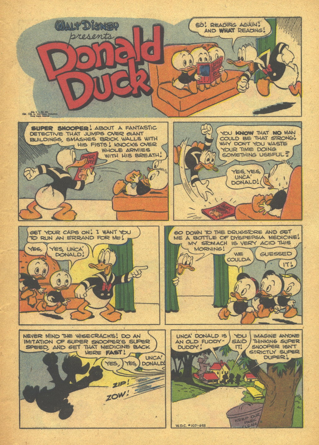 Read online Walt Disney's Comics and Stories comic -  Issue #107 - 3
