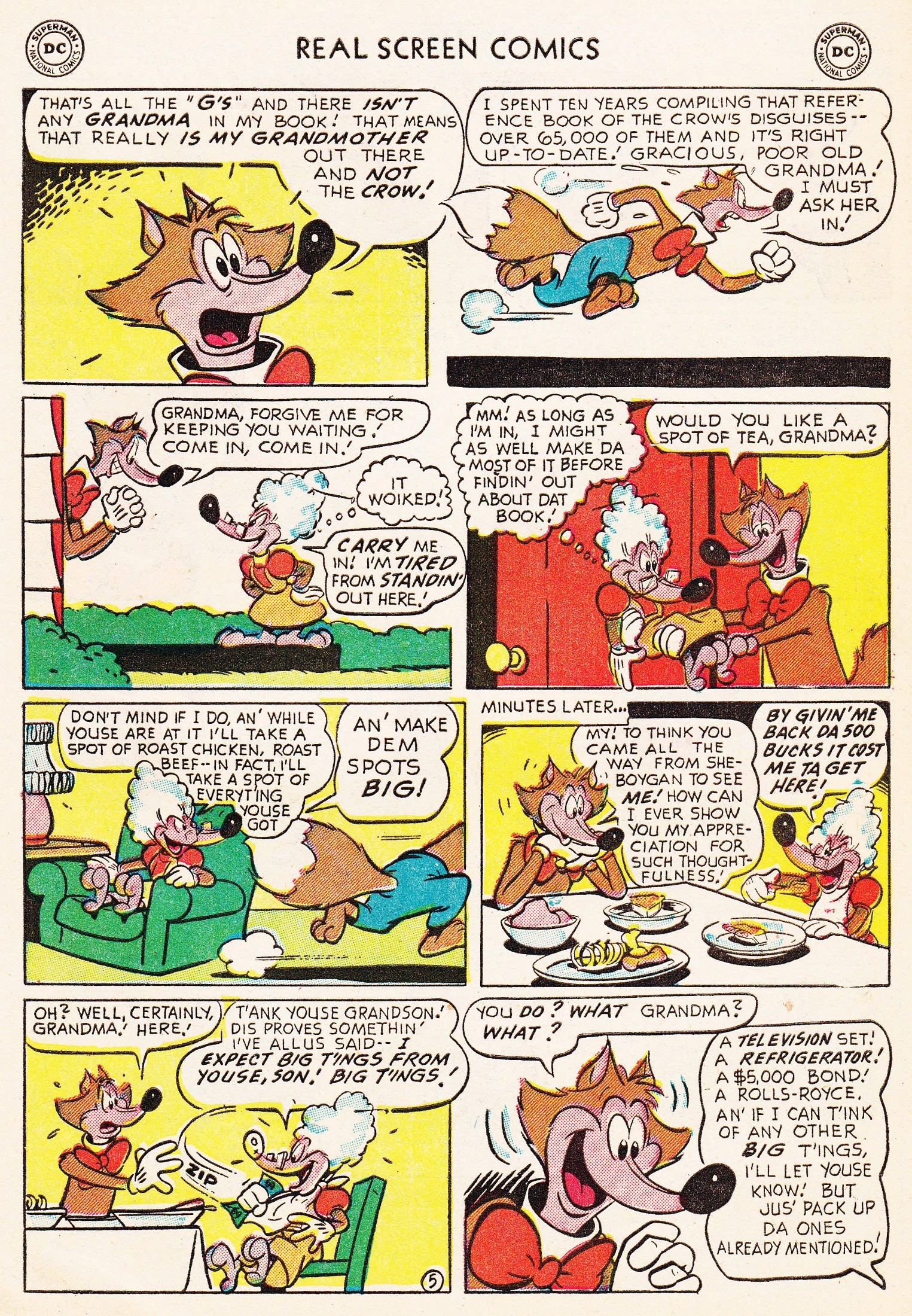 Read online Real Screen Comics comic -  Issue #51 - 7