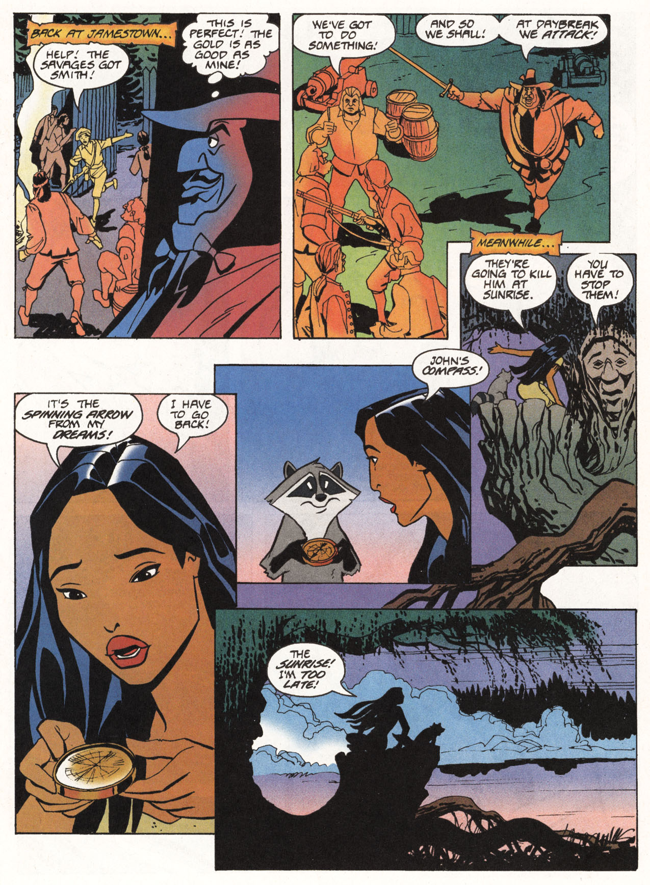 Read online Disney's Pocahontas comic -  Issue #1 - 42
