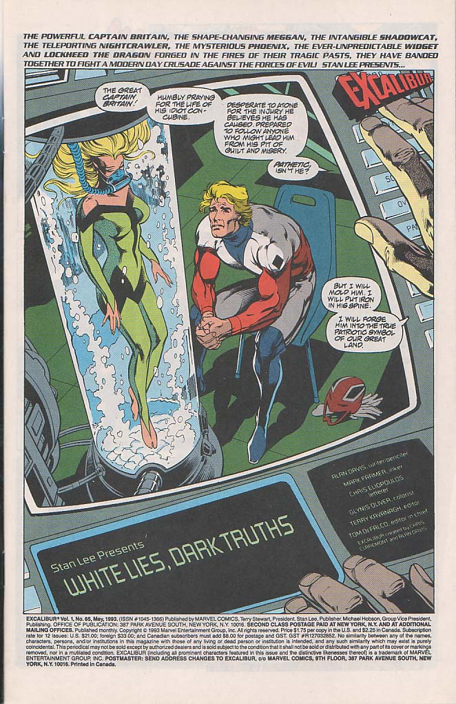 Read online Excalibur (1988) comic -  Issue #65 - 2