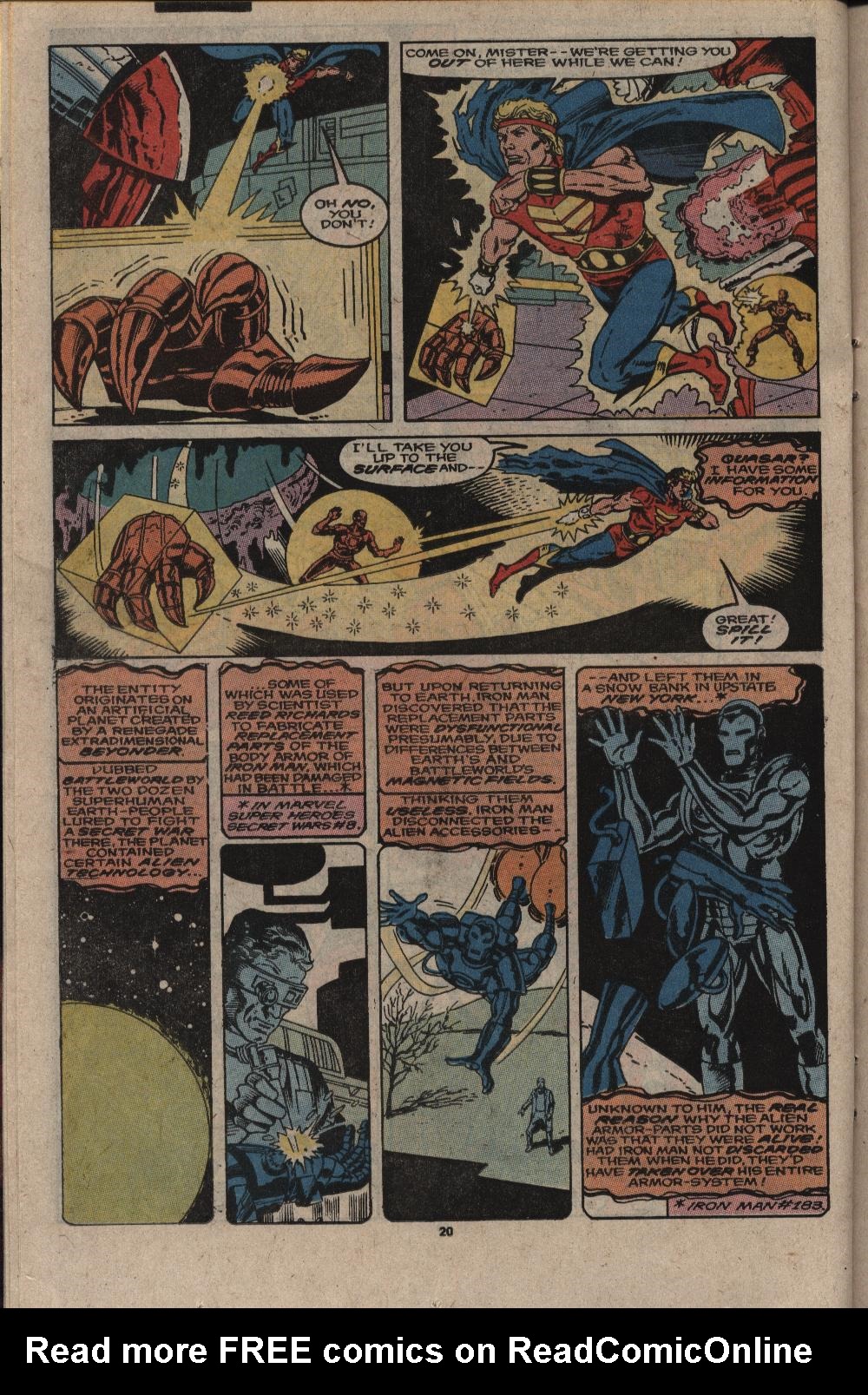 Read online Quasar comic -  Issue #8 - 16