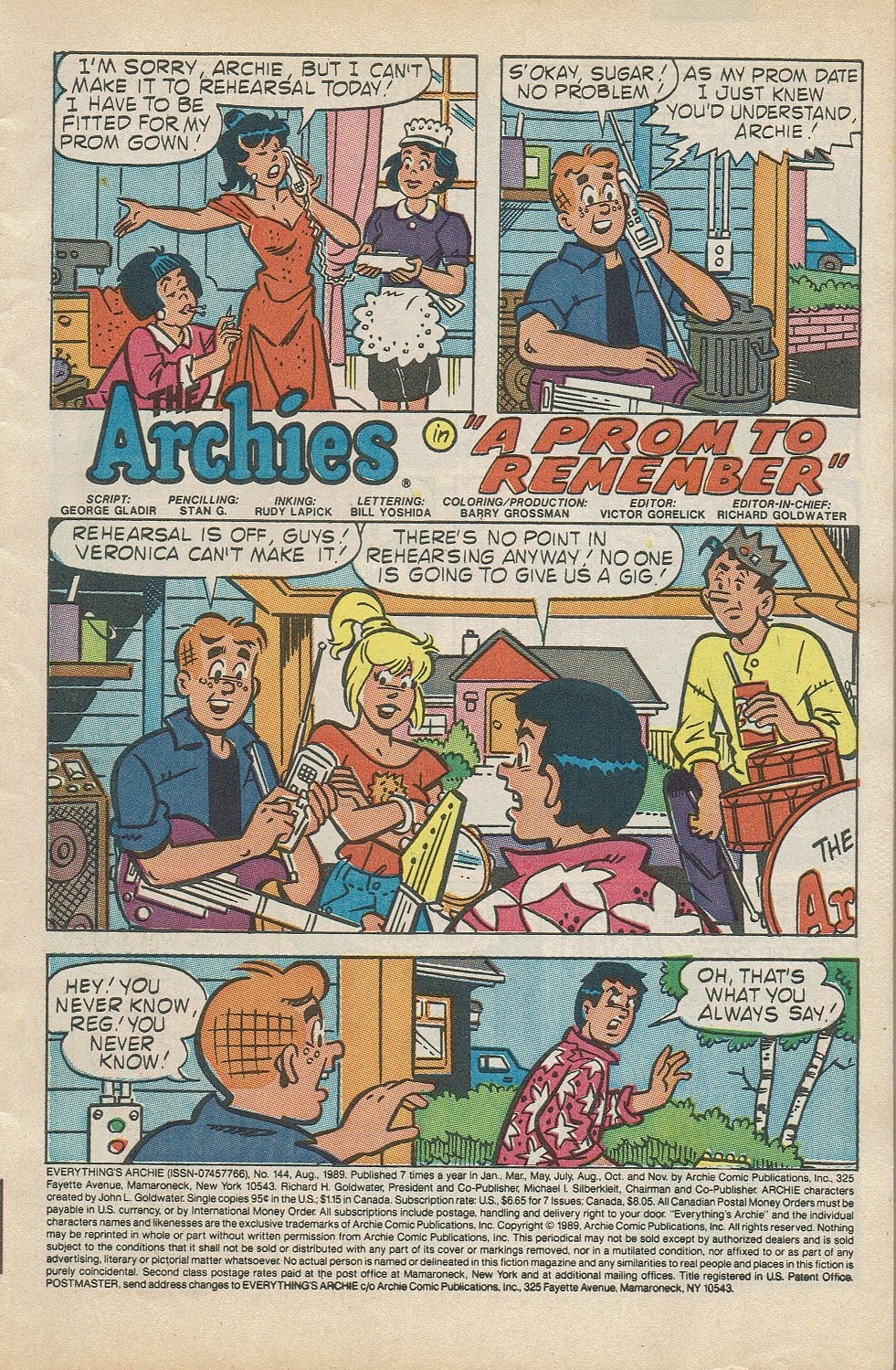 Read online Everything's Archie comic -  Issue #144 - 3