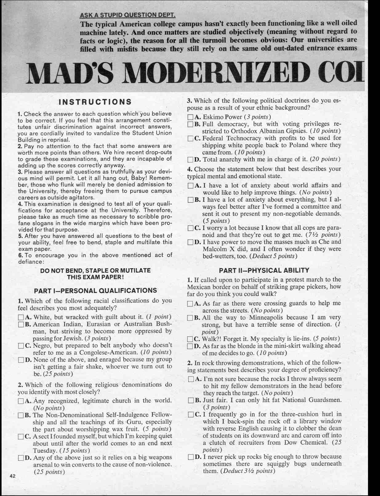 Read online MAD comic -  Issue #135 - 44