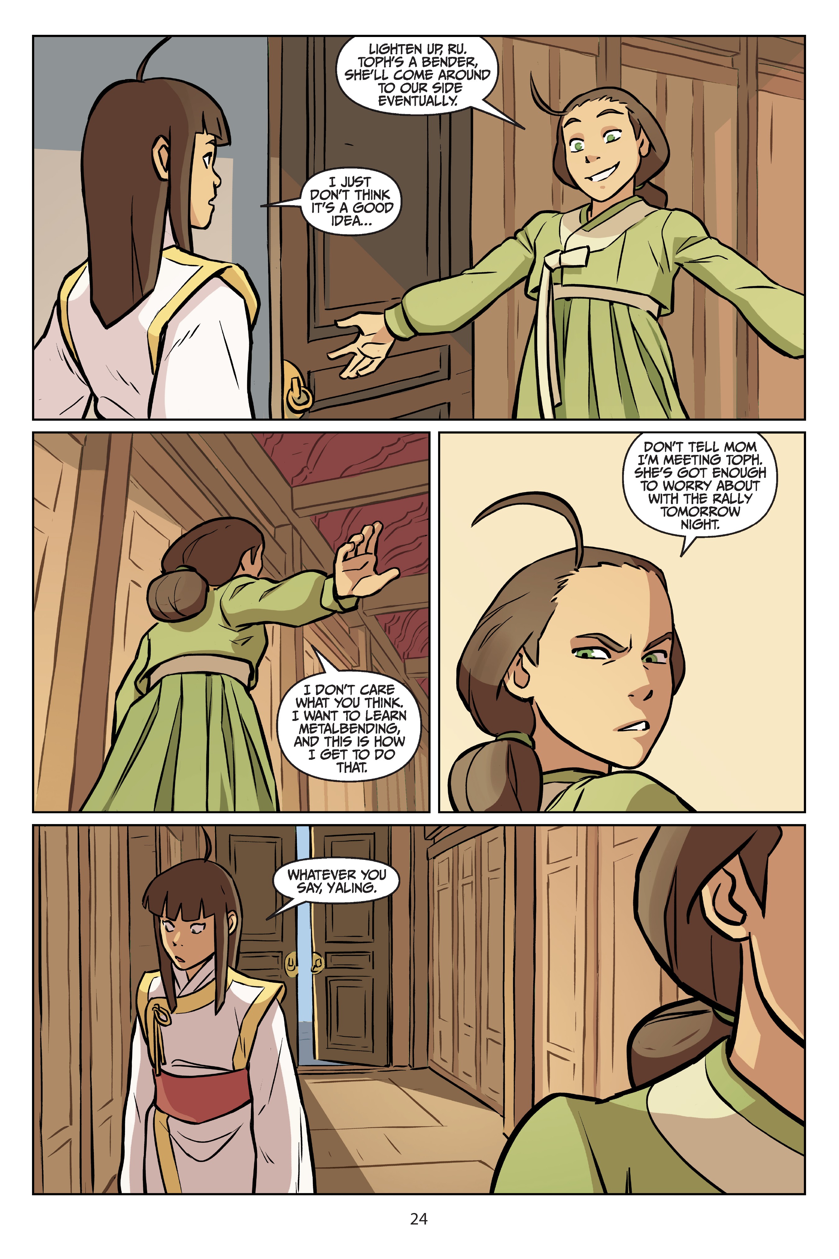 Read online Nickelodeon Avatar: The Last Airbender - Imbalance comic -  Issue # TPB 2 - 25
