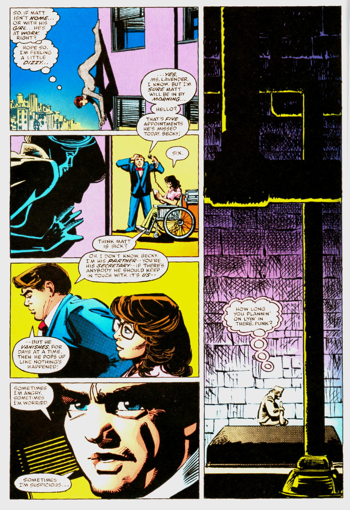 Read online Daredevil Visionaries: Frank Miller comic -  Issue # TPB 3 - 129