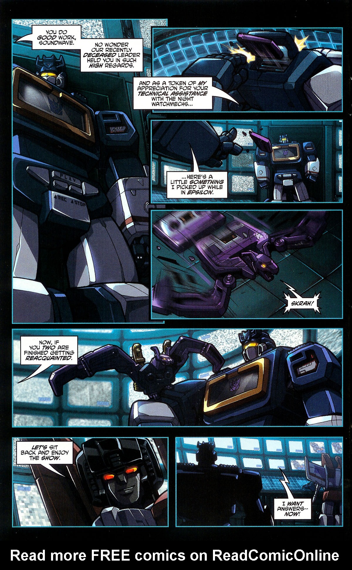 Read online Transformers: Generation 1 (2003) comic -  Issue #5 - 11