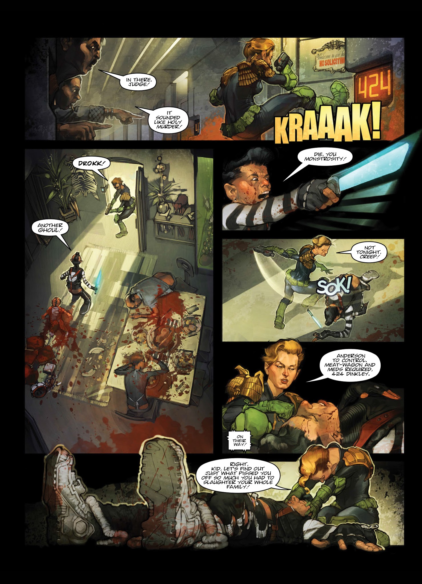 Read online Judge Anderson: The Psi Files comic -  Issue # TPB 5 - 286