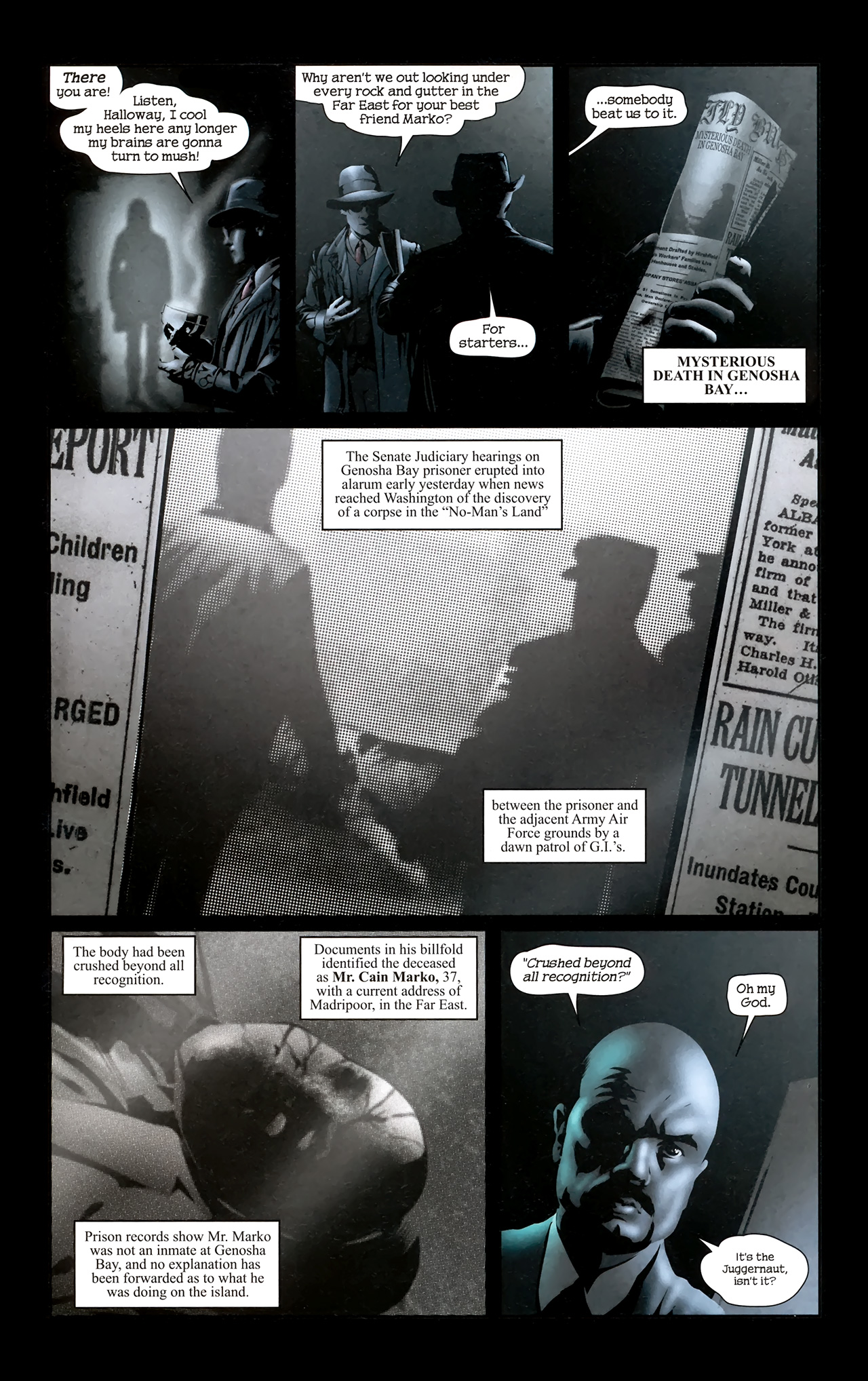 Read online X-Men Noir: Mark of Cain comic -  Issue #1 - 20