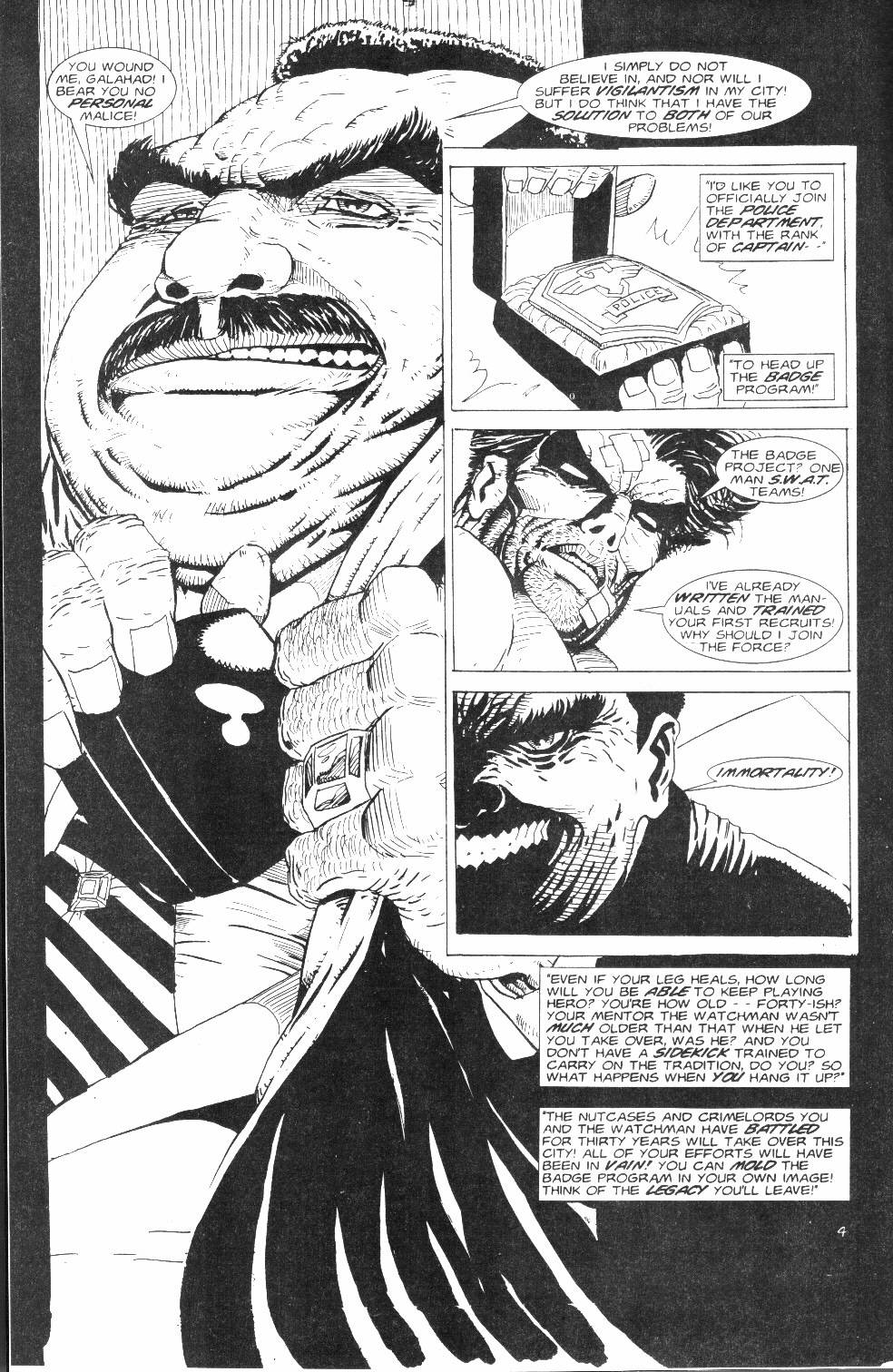 Read online Knight Watchman: Graveyard Shift comic -  Issue #1 - 6