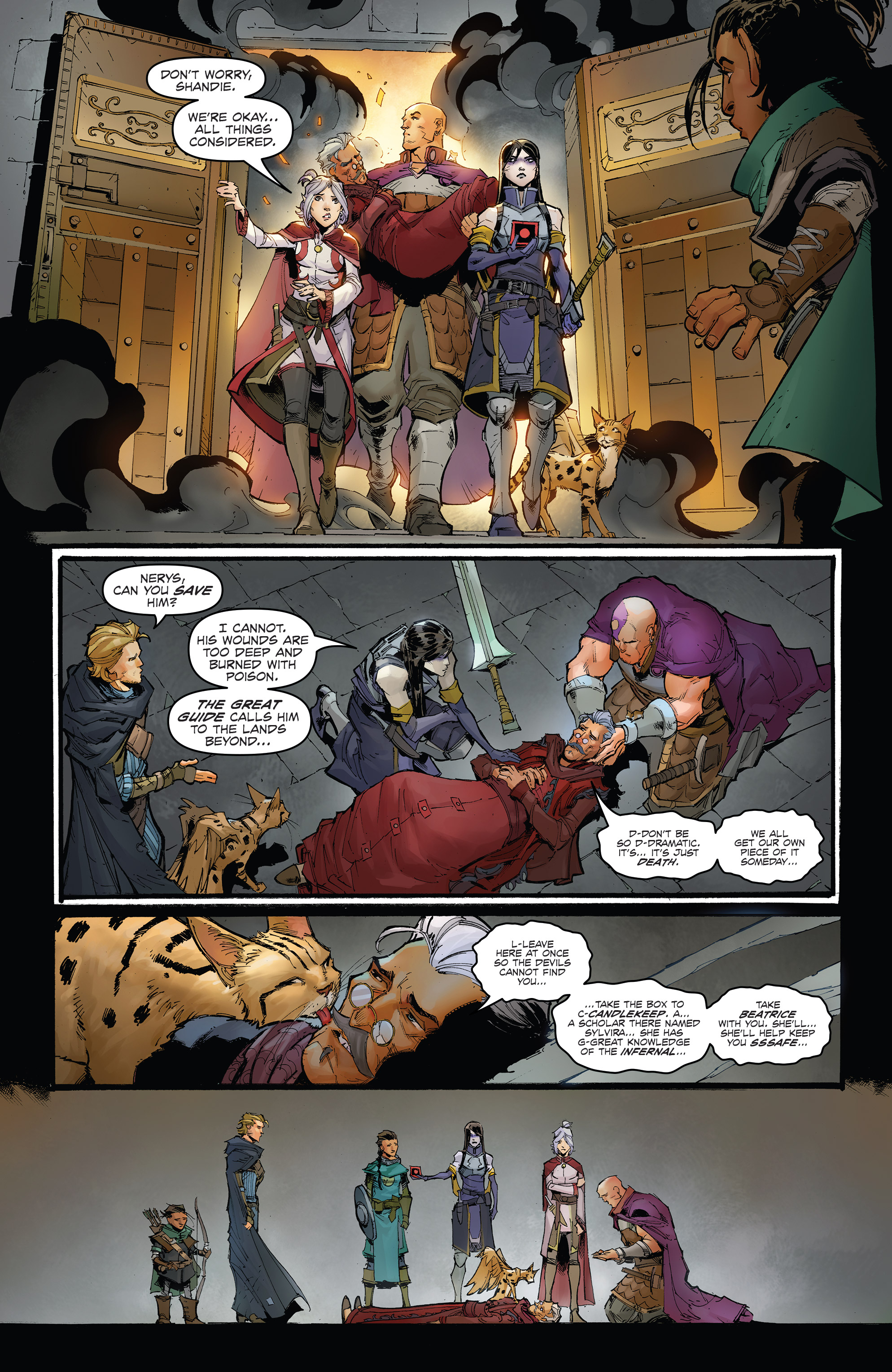 Read online Dungeons & Dragons: Infernal Tides comic -  Issue #1 - 21