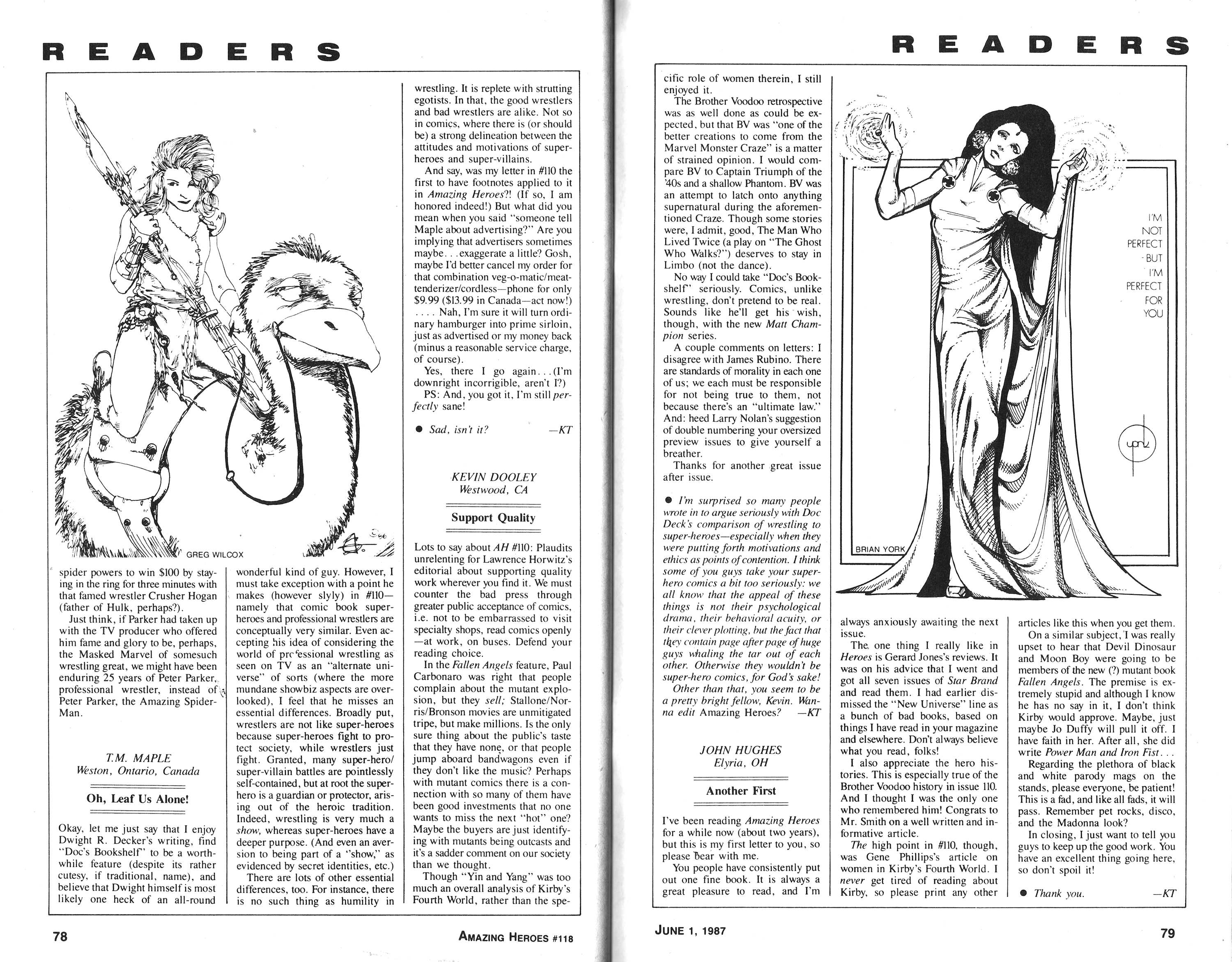Read online Amazing Heroes comic -  Issue #118 - 39