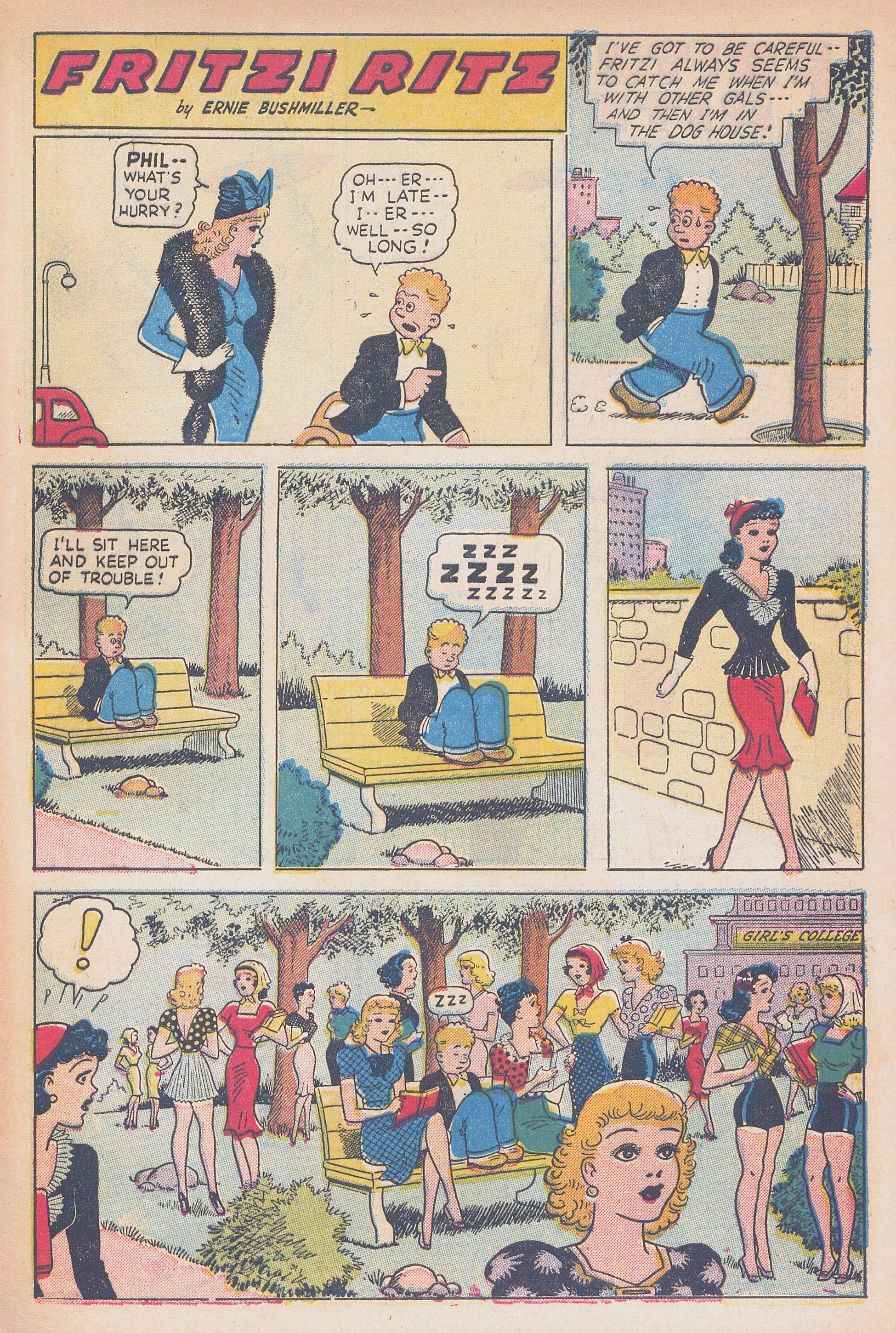Read online Fritzi Ritz (1953) comic -  Issue #44 - 31