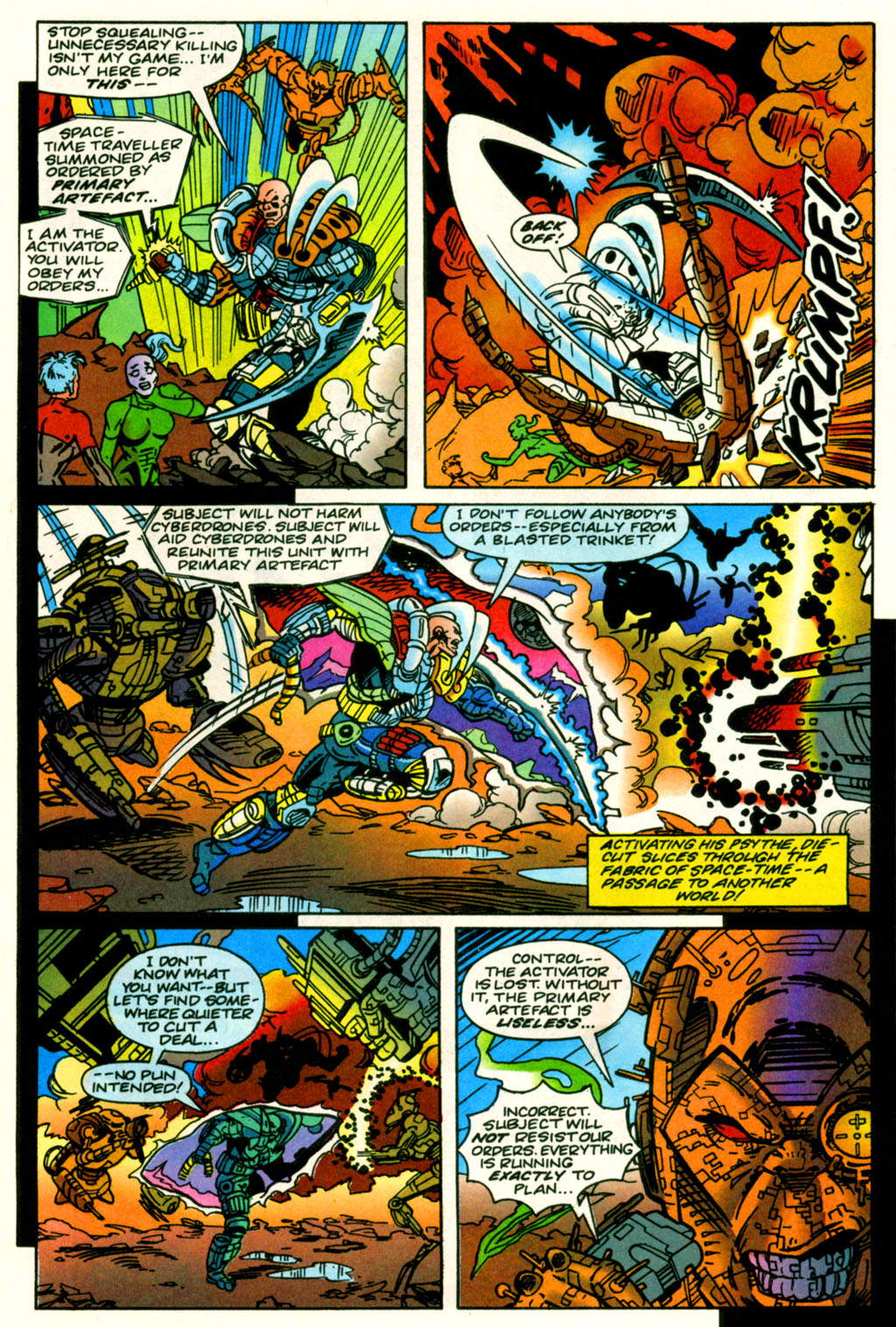 Read online Die Cut vs. G-Force comic -  Issue #1 - 5