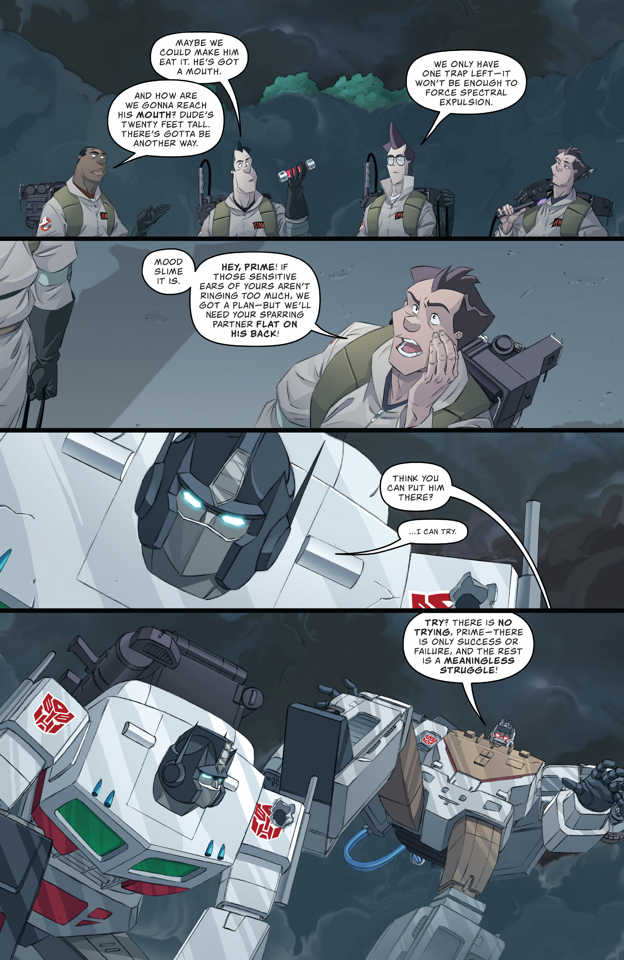 Read online Transformers/Ghostbusters comic -  Issue #5 - 16