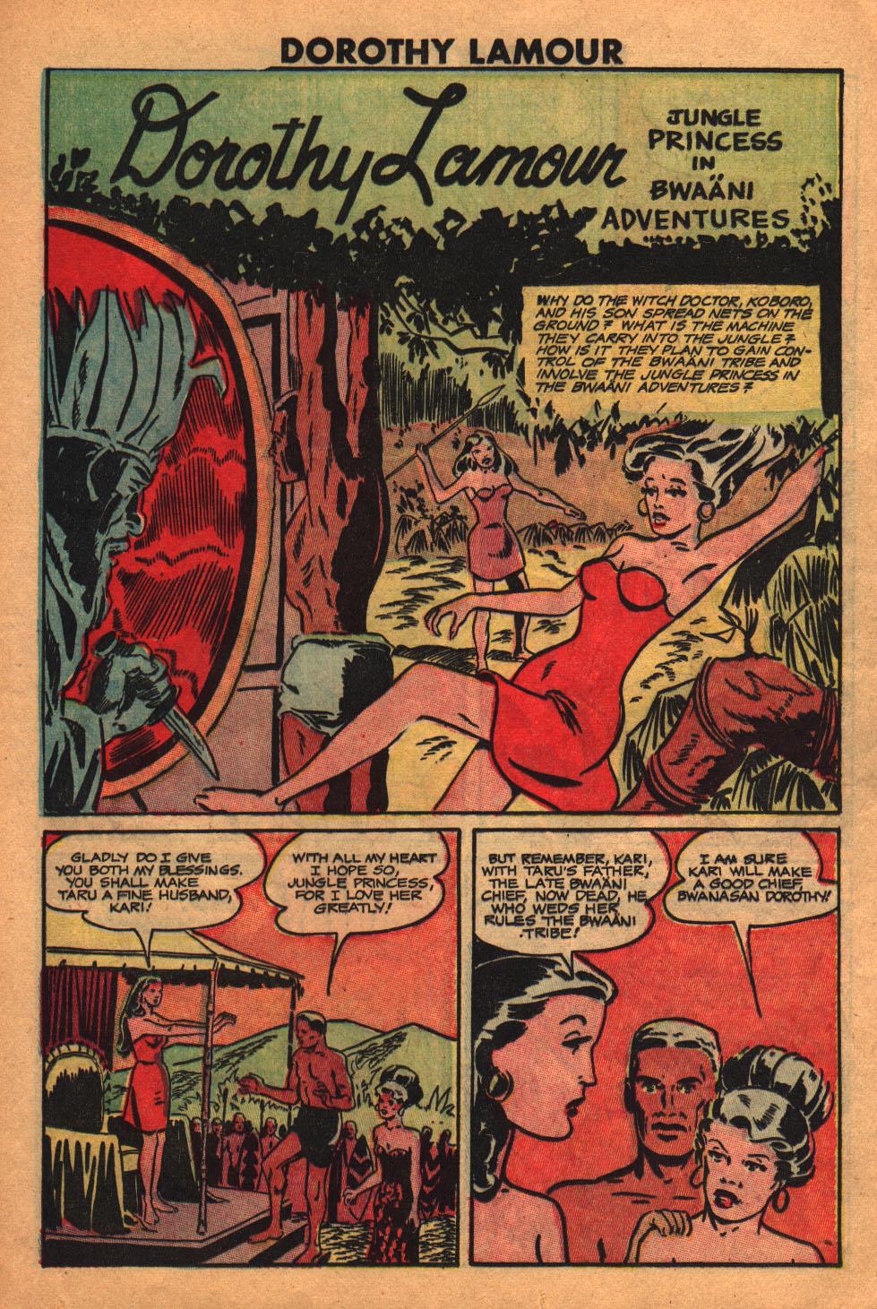 Read online Dorothy Lamour Jungle Princess comic -  Issue #2 - 25