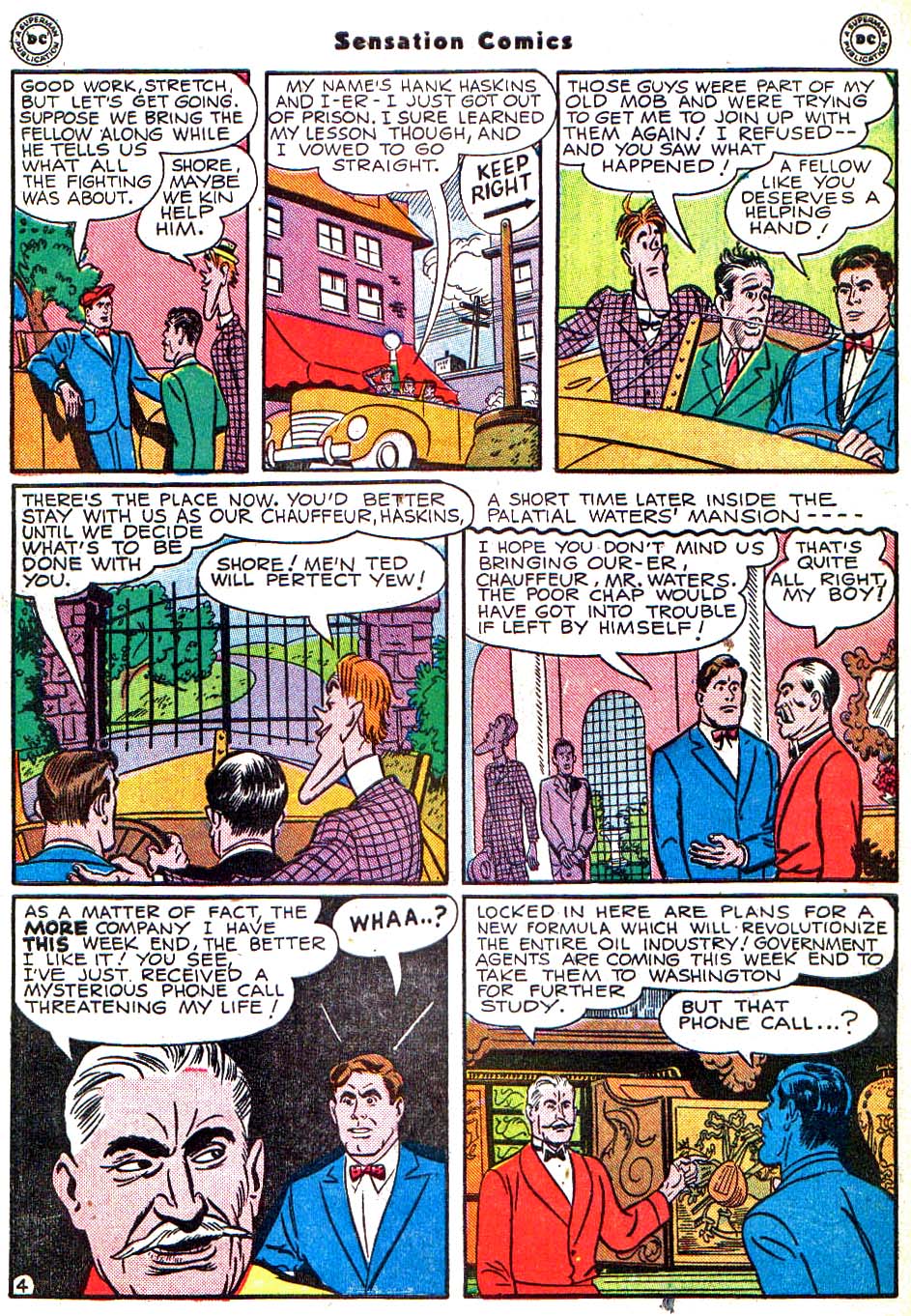 Read online Sensation (Mystery) Comics comic -  Issue #54 - 45