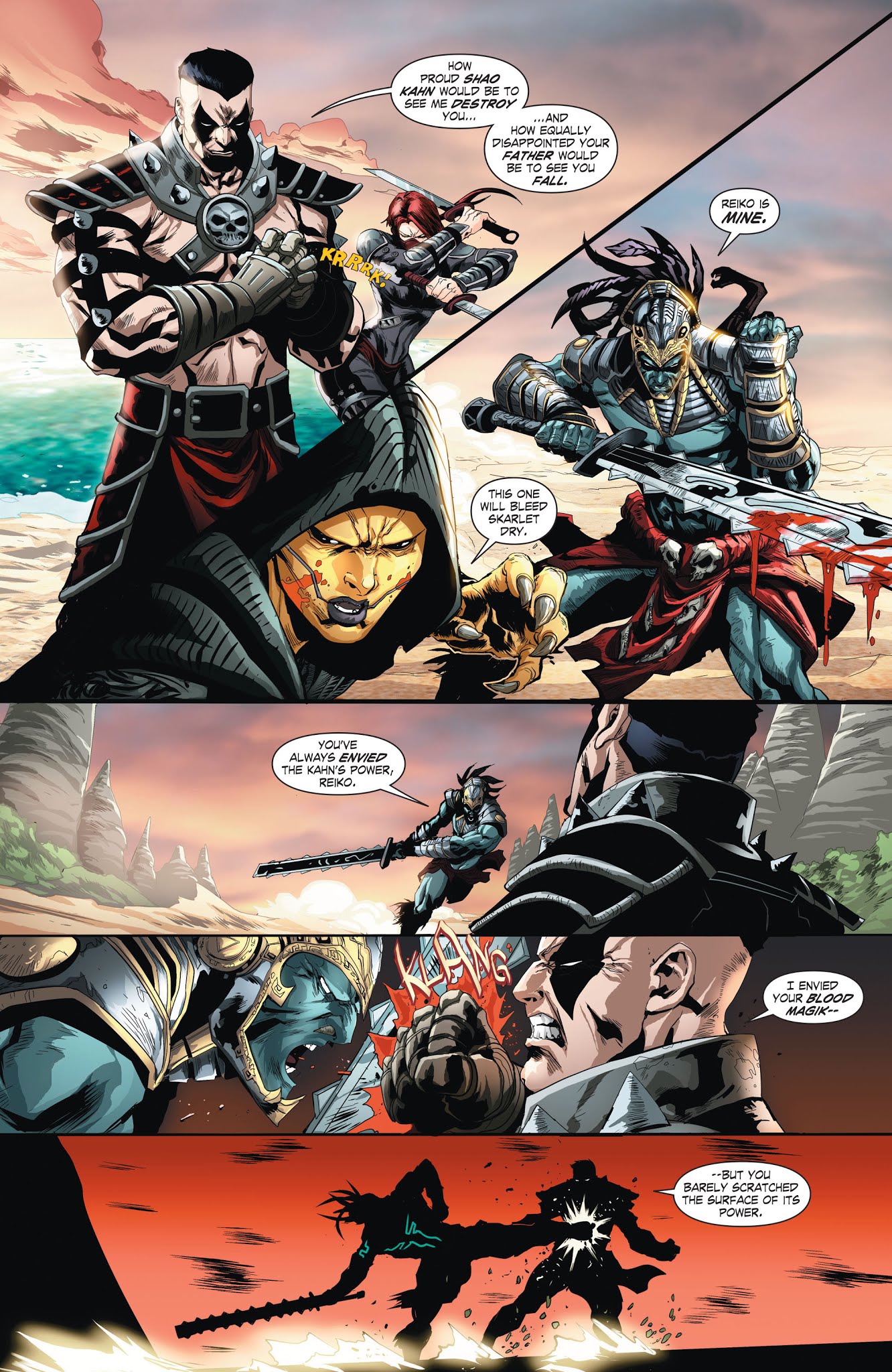Read online Mortal Kombat X [I] comic -  Issue # _TPB 3 - 10