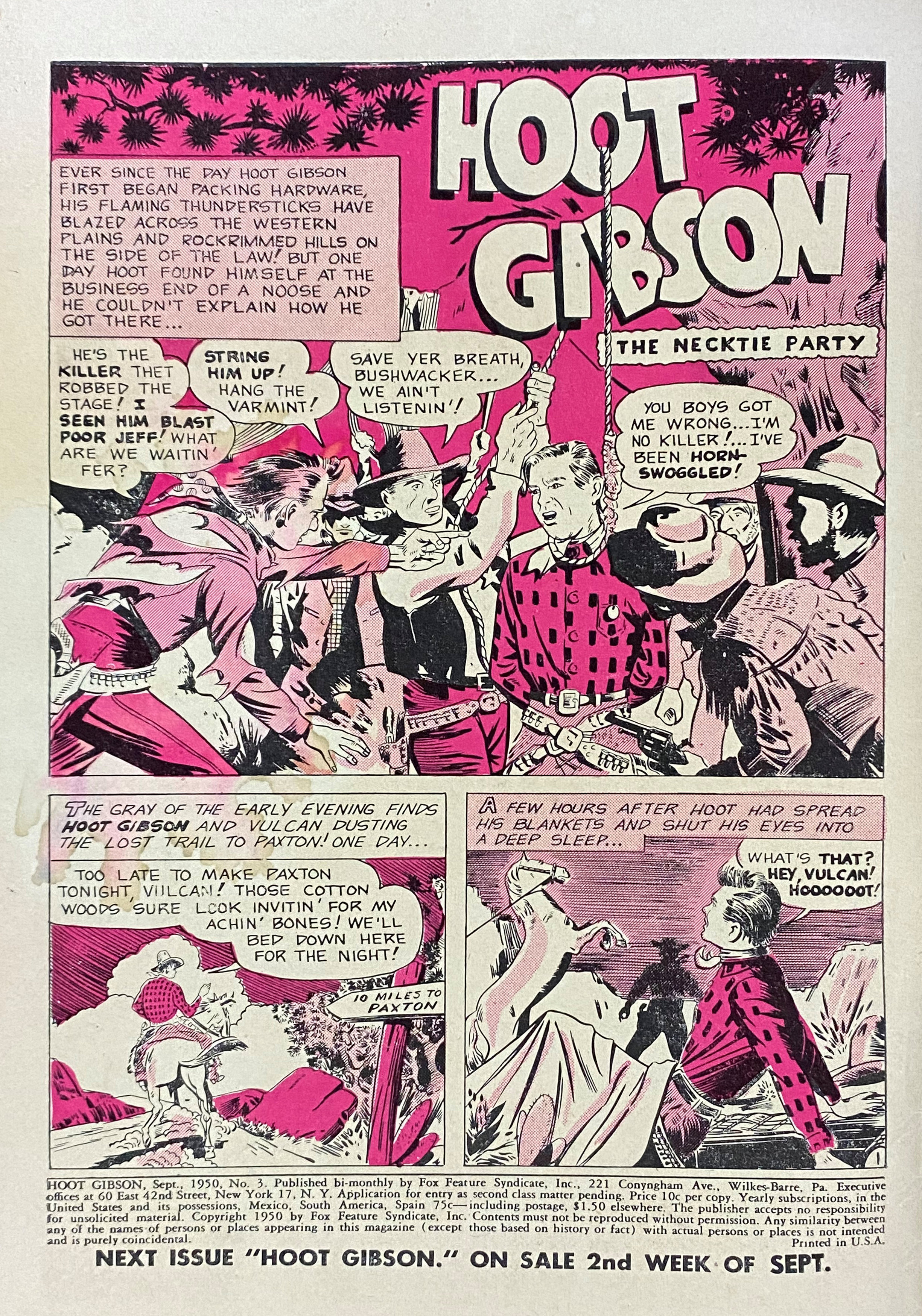 Read online Hoot Gibson comic -  Issue #3 - 2