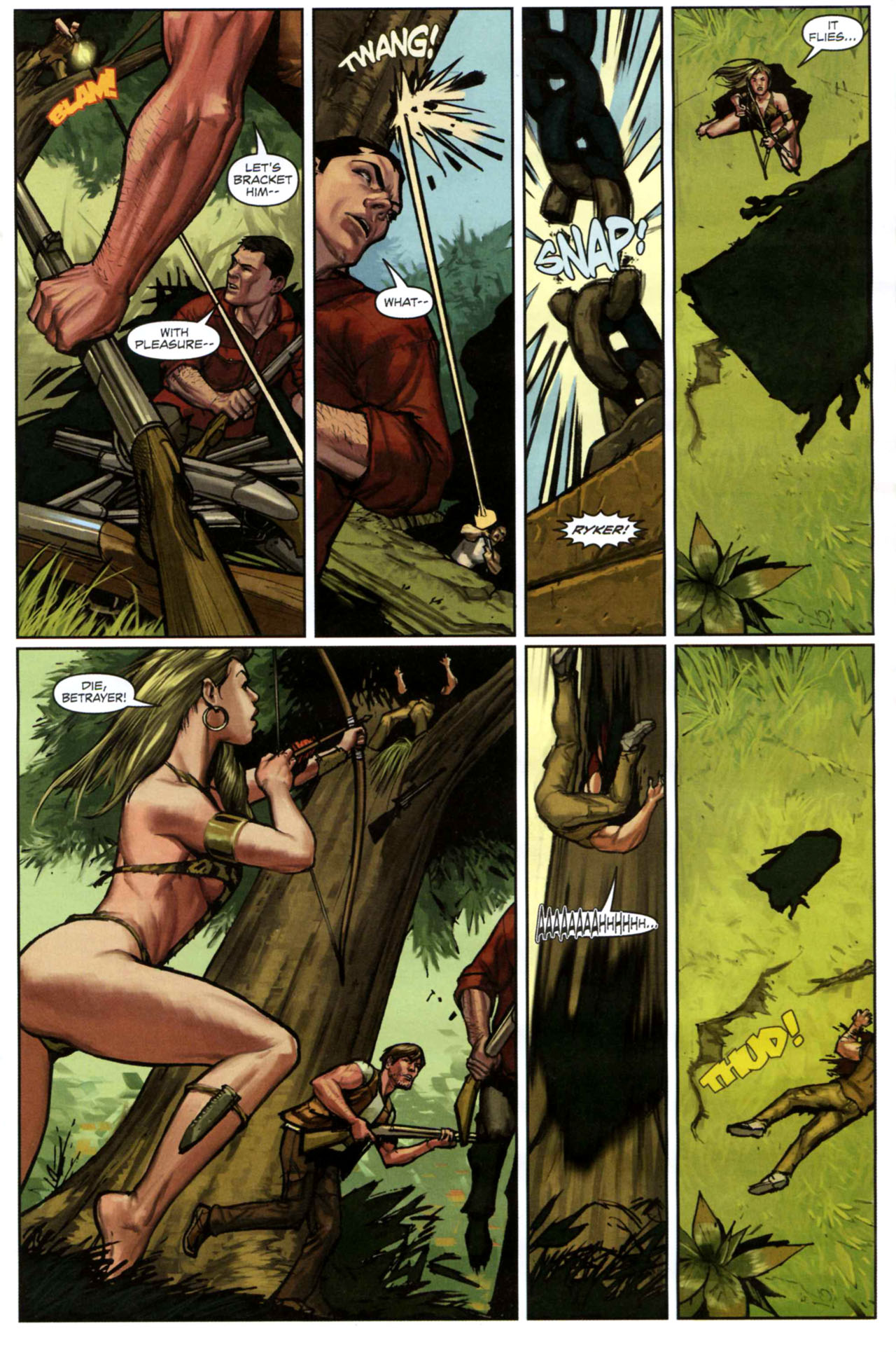 Read online Sheena - Trail of the Mapinguari comic -  Issue # Full - 37