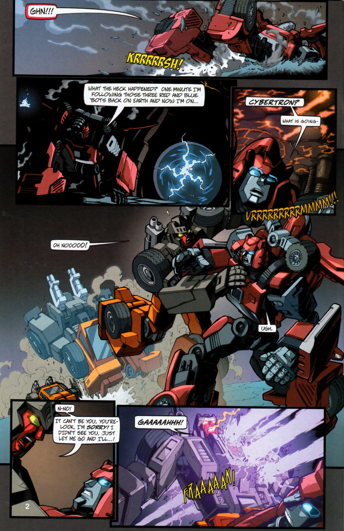 Read online Transformers: Timelines comic -  Issue #3 - 4